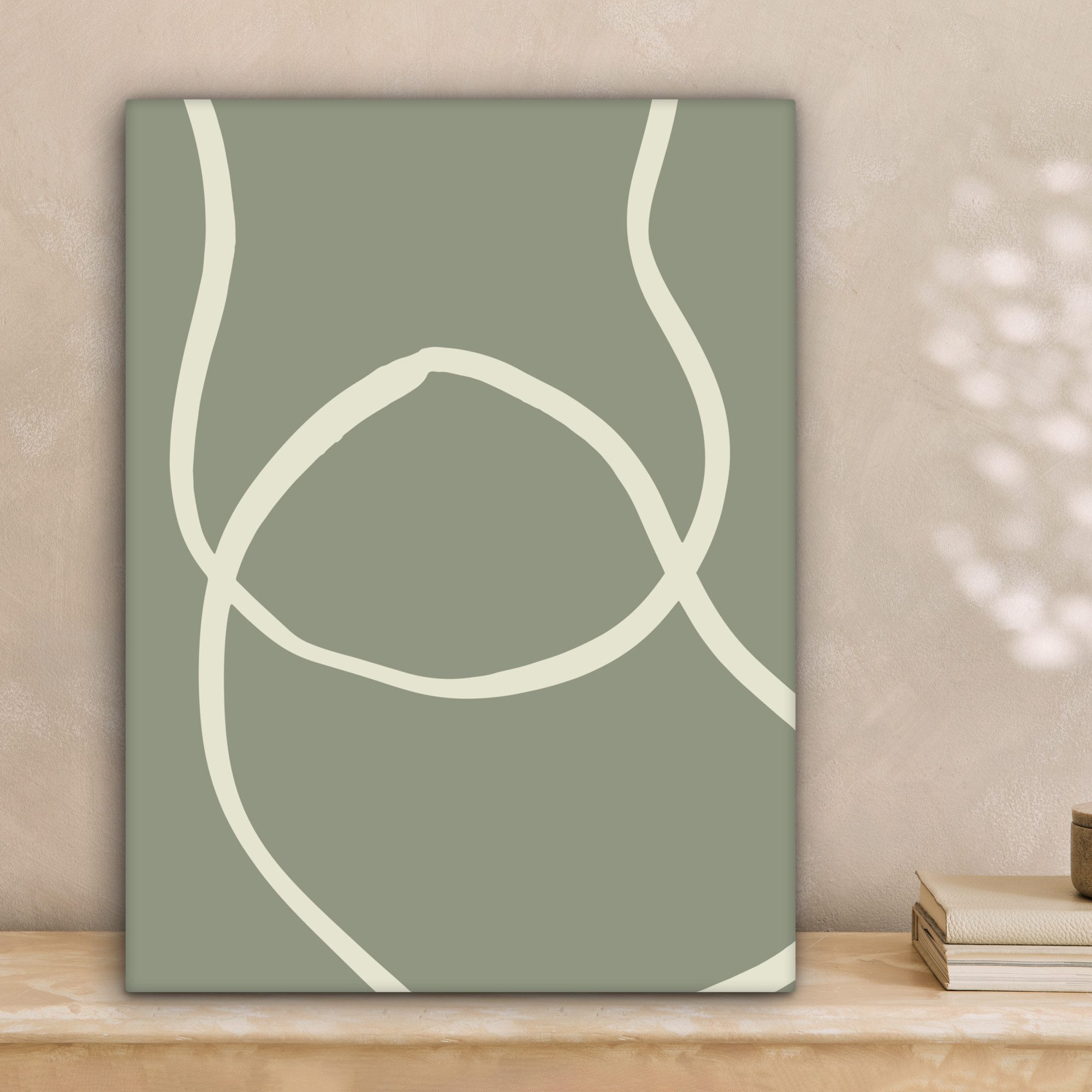 OneMillionCanvasses® Leinwandbild Linien - Figuren - günstig online kaufen