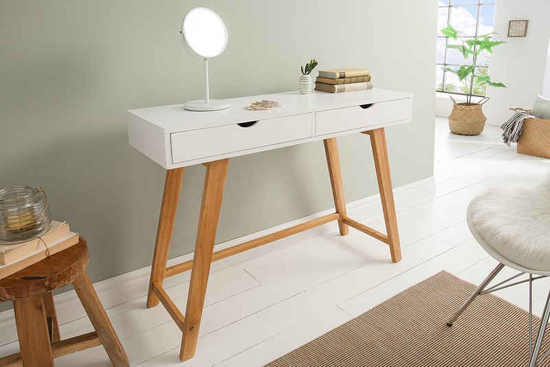 riess-ambiente Konsolentisch »SCANDINAVIA 100cm weiß«, Design · Anrichte · mit Schubladen · Schreibtisch