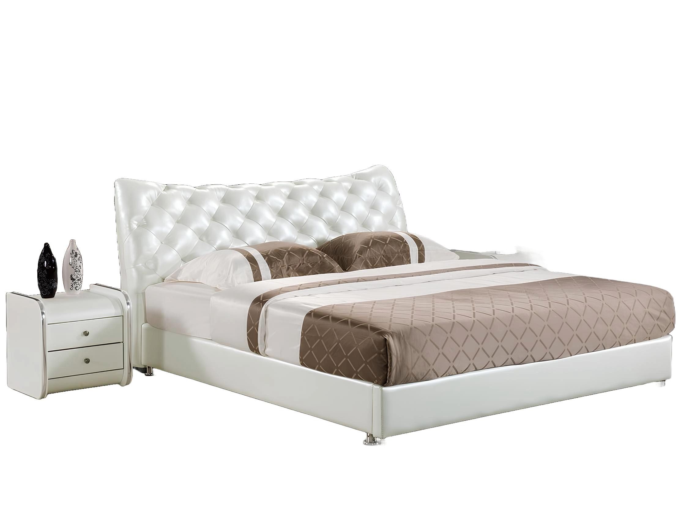 JVmoebel Bett POLSTERBETT LEDERBETT BETT BETT MODELL 986 160/180/200X220CM (BETT MODELL " NO.986), Made in Europa