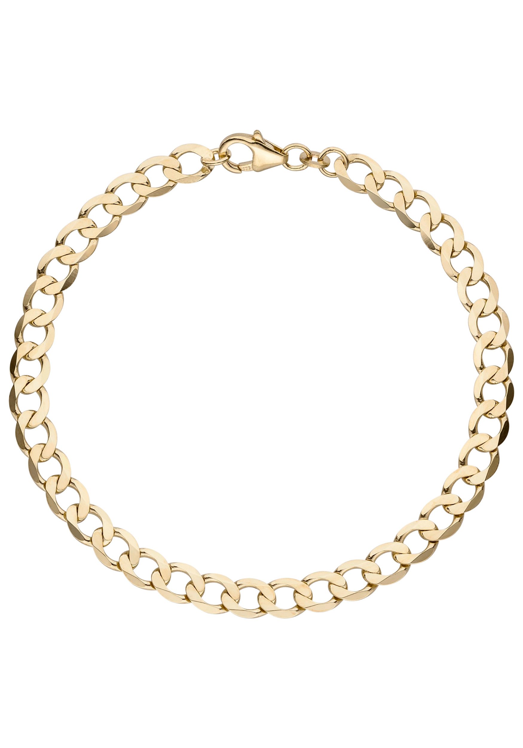 JOBO Panzerarmband Armband Panzer 5,7 mm, 8 Karat 333 Gold