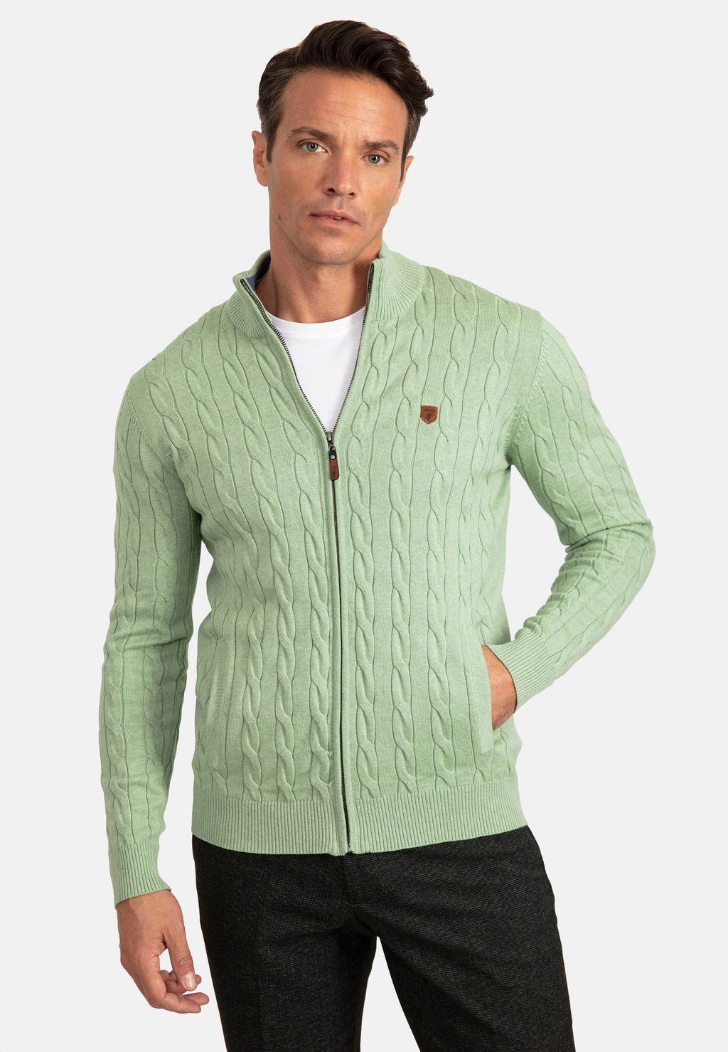 Jacey Quinn Cardigan Braided Full Zip günstig online kaufen