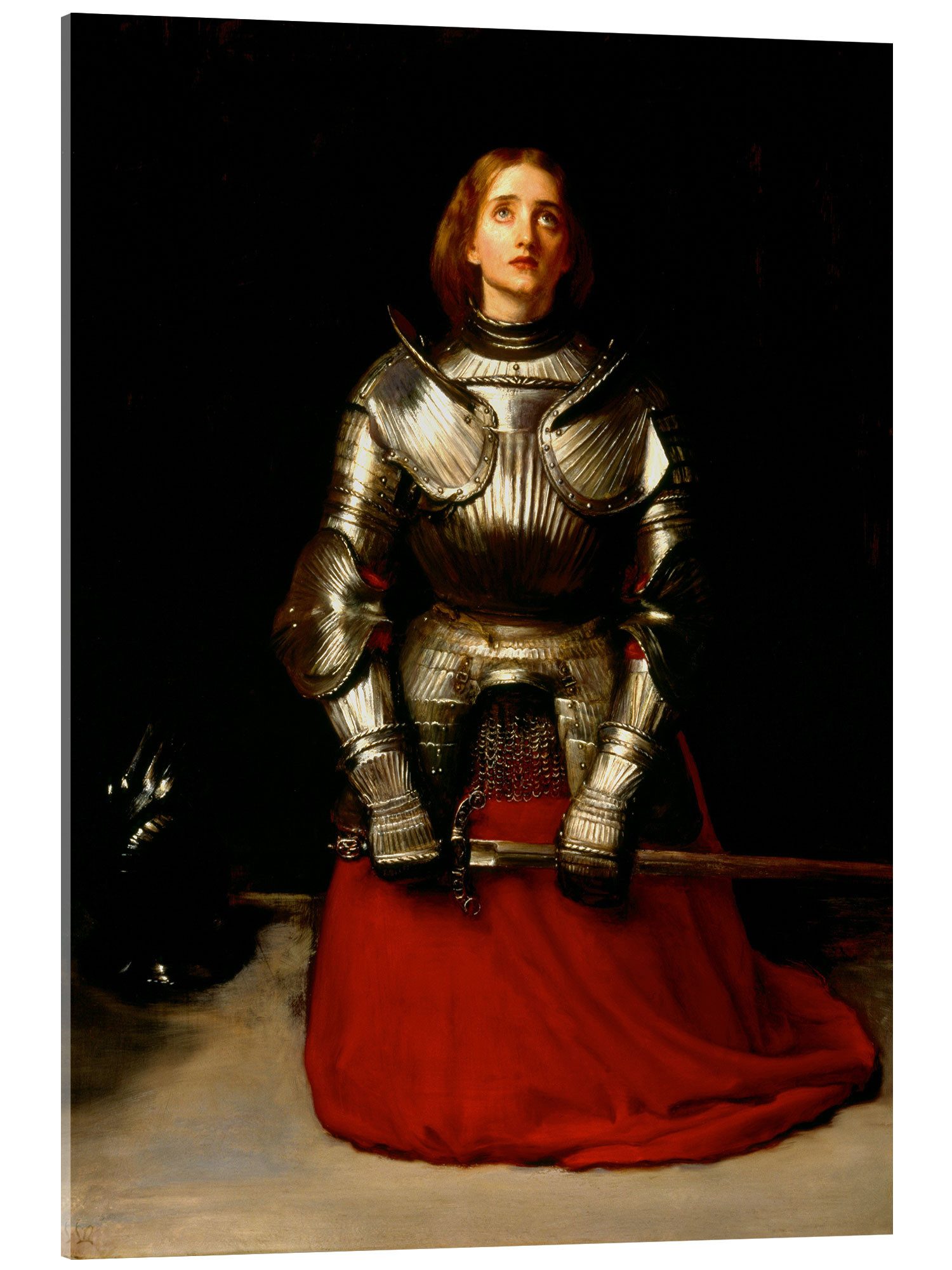 Posterlounge Wandbild Jeanne d'Arc, Sir John Everett Millais, erhältlich als Poster, Leinwandbild, Wandsticker oder Acrylglasbild