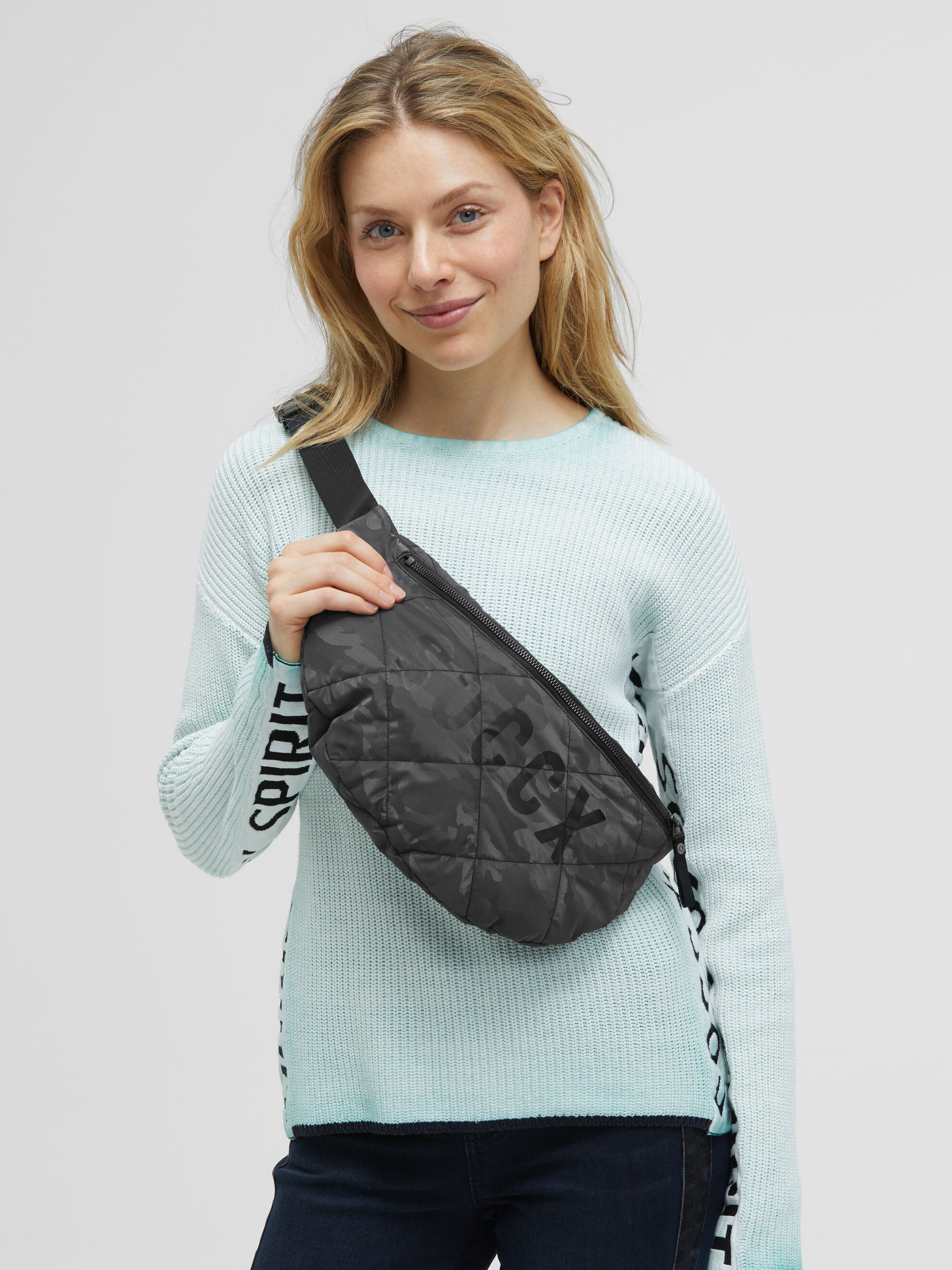 SOCCX Gürteltasche, mit Logo-Print