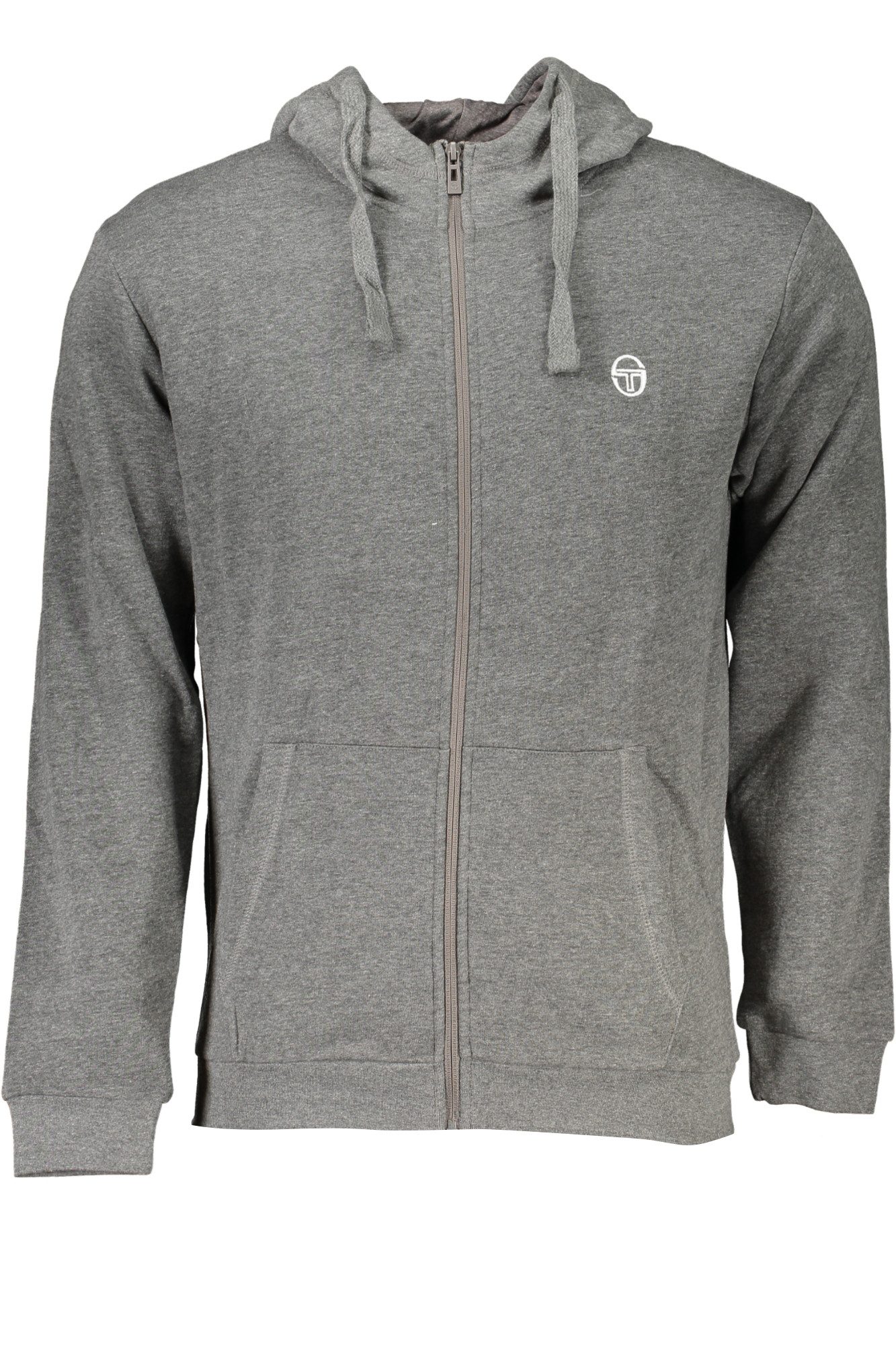 Sergio Tacchini Sweatshirt Herren Sweatshirt Grau mit Reißverschluss & Kapuze