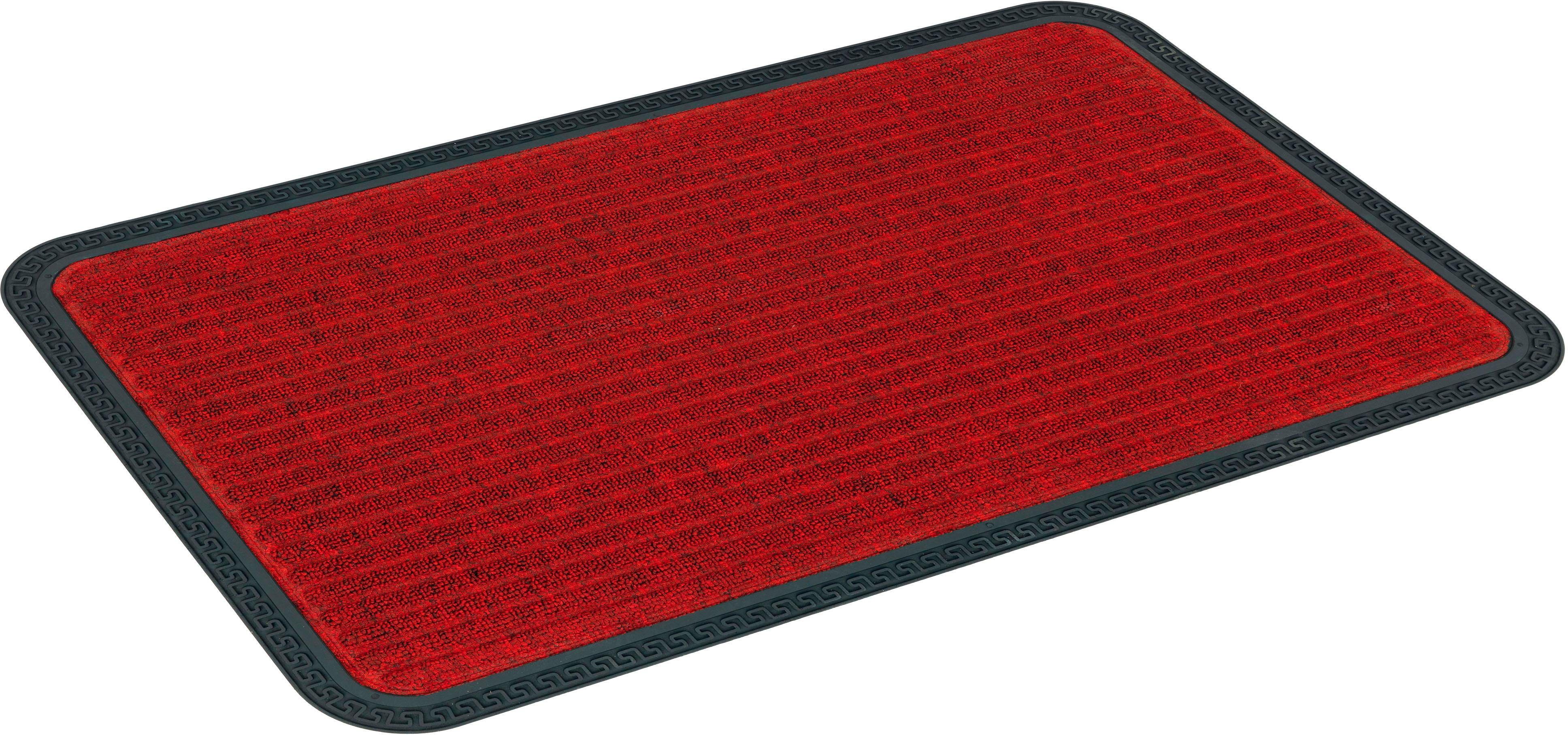 Astra Fußmatte Border Star ca. 50 cm x 80 cm Rot günstig online kaufen