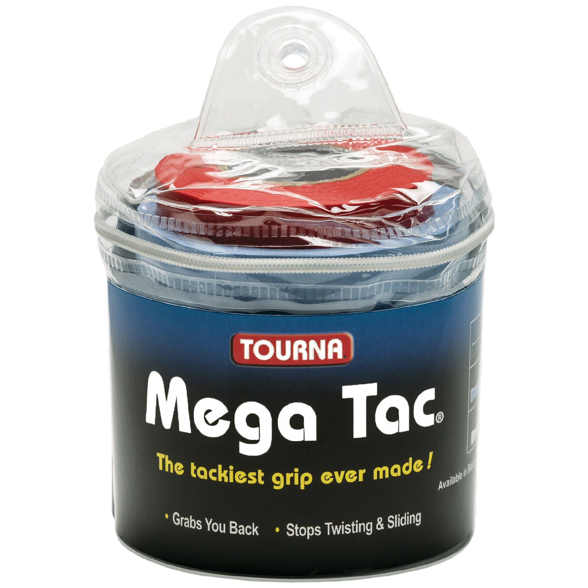 Griffband Overgrip Mega Tac (extreme Griffigkeit, haltbar, breit) blau 30er