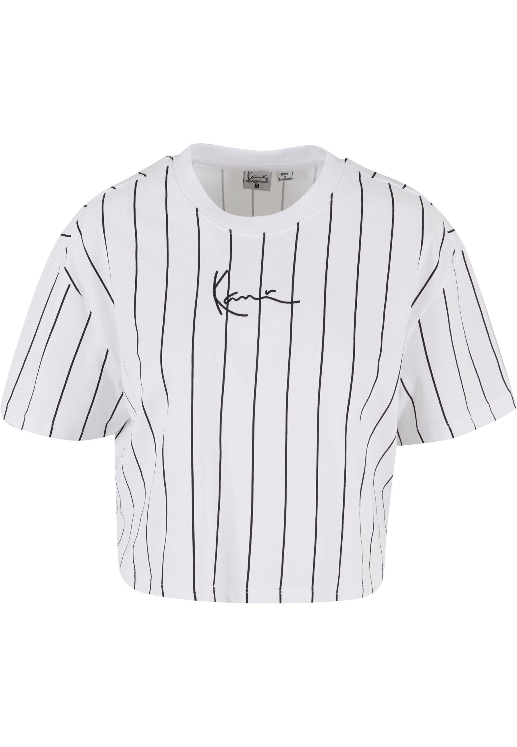 Karl Kani T-Shirt Karl Kani Damen Small Signature Essential Pinstripe Crop günstig online kaufen