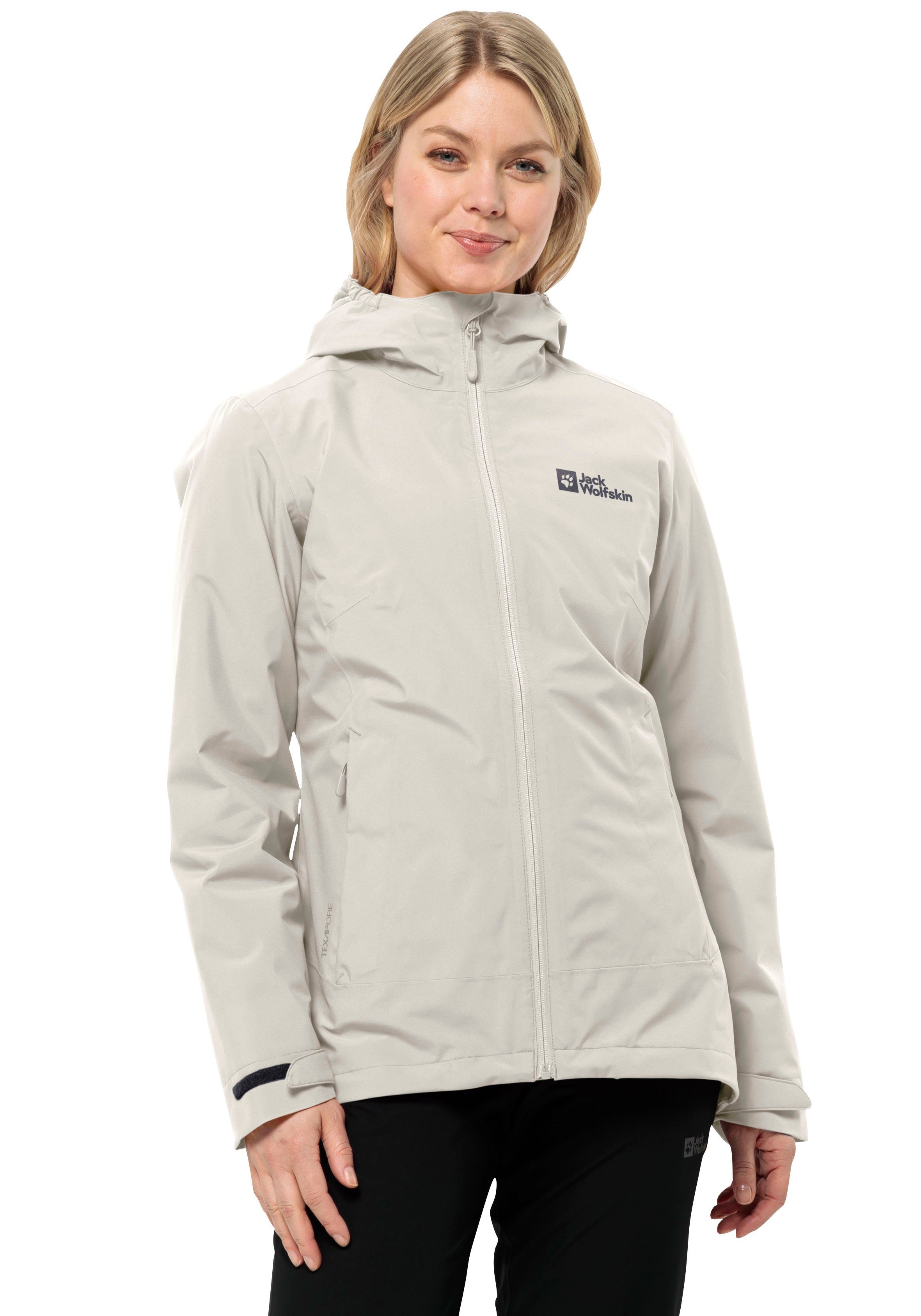 Top-Experte Jack Wolfskin 3IN1 Funktionsjacke mit Reißverschlüssen W wasserabweisenden JKT MOONRISE dove