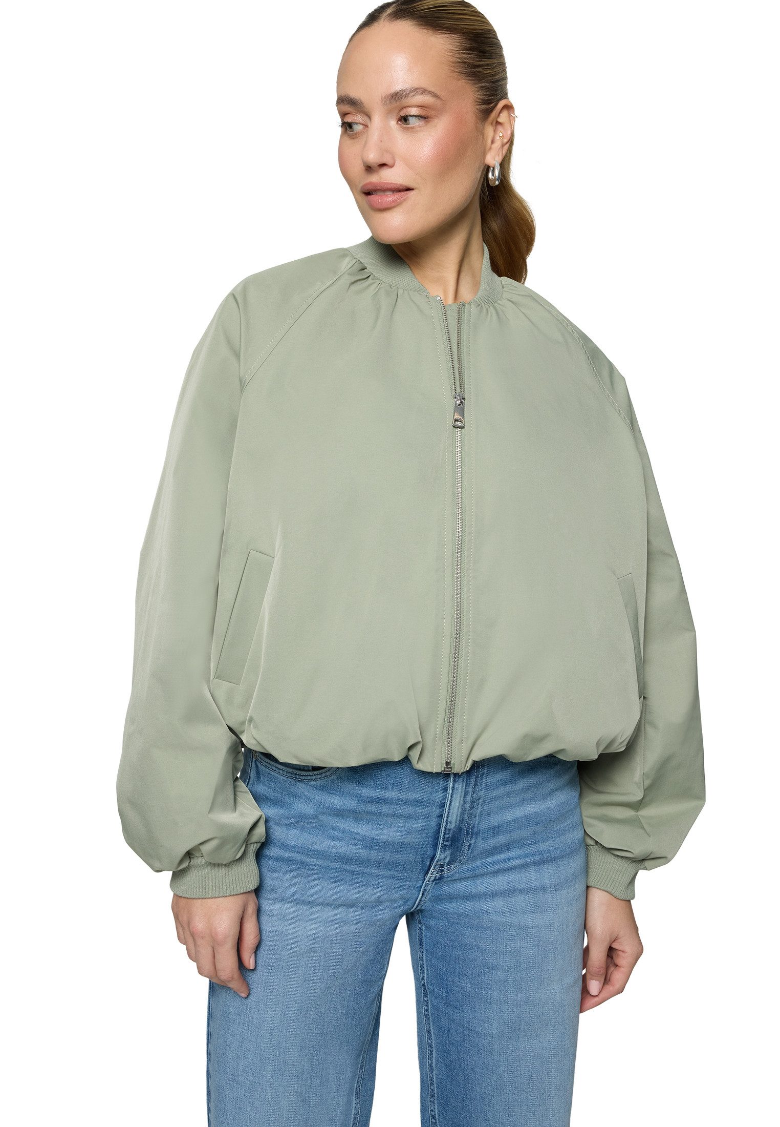 Zero Canvasjacke Damen mit Reißverschluss