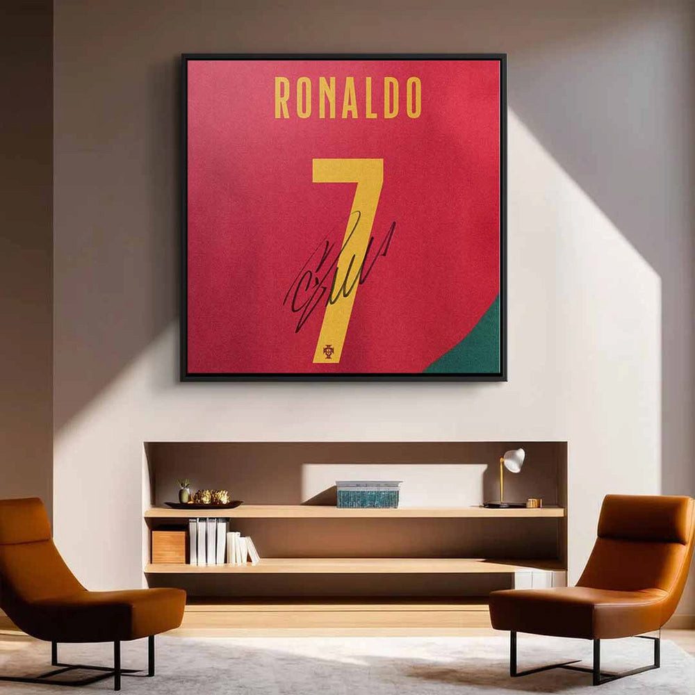 DOTCOMCANVAS® Leinwandbild Ronaldo - Quadrat Edition, günstig online kaufen