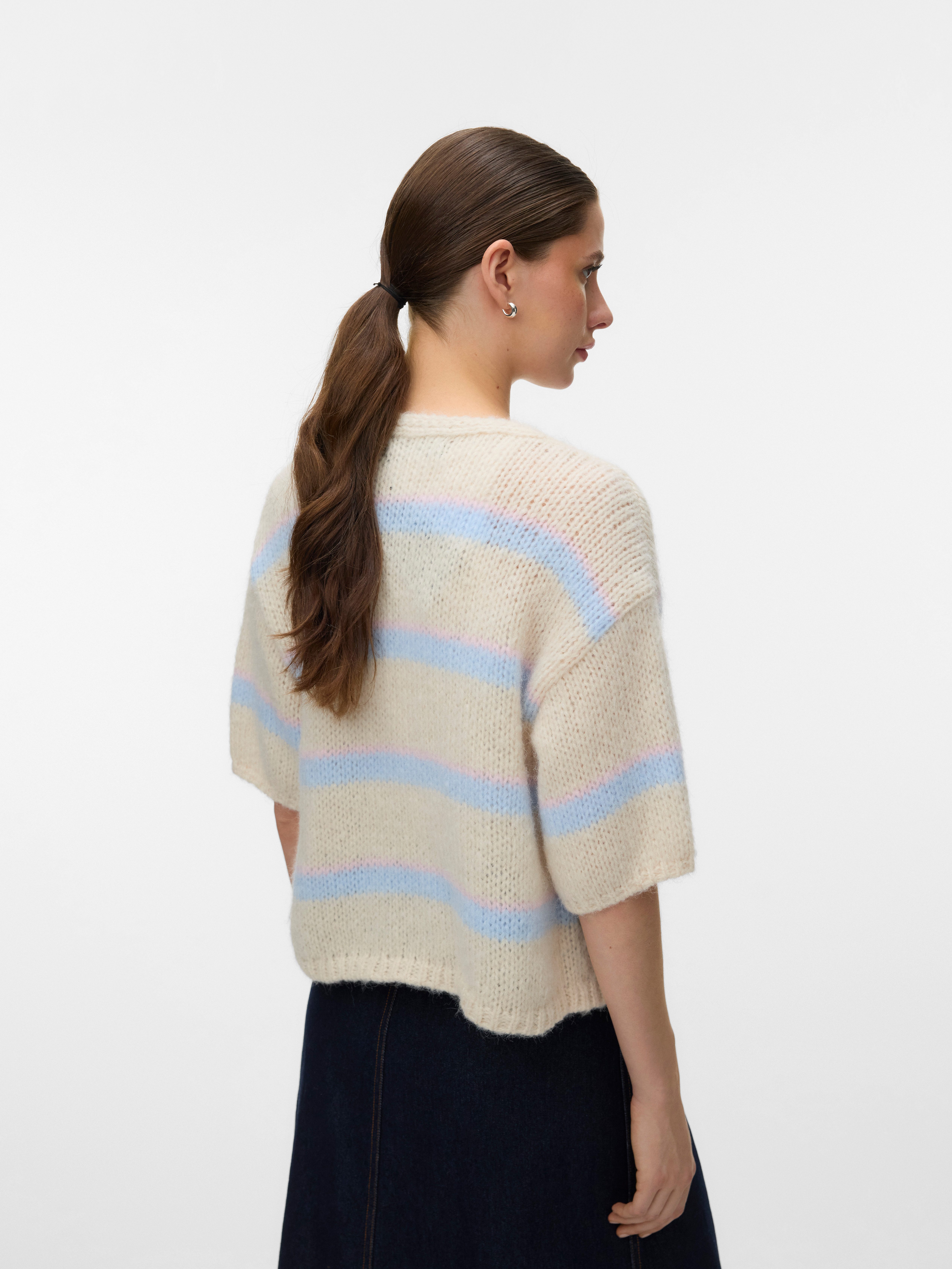 Vero Moda Strickjacke VMMAYBE 2/4 OPEN CARDIGAN NOOS Kunstfaser