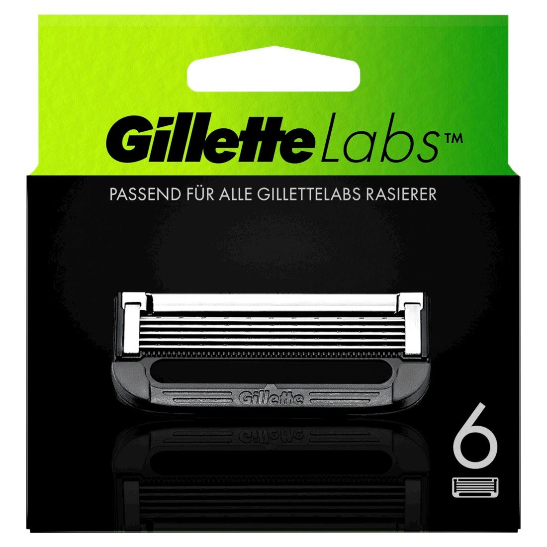 Gillette Ersatzscherkopf Gillette Labs Systemklingen 6er