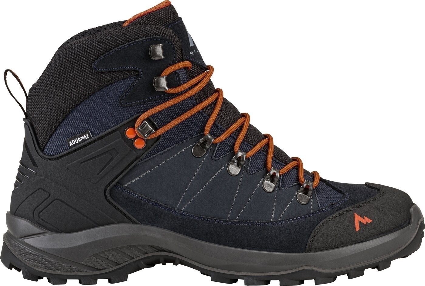 McKINLEY Explorer Mid AQX II M Herren-Trek-Stiefel dunkleblau/schwarz/orange Trekkingschuh