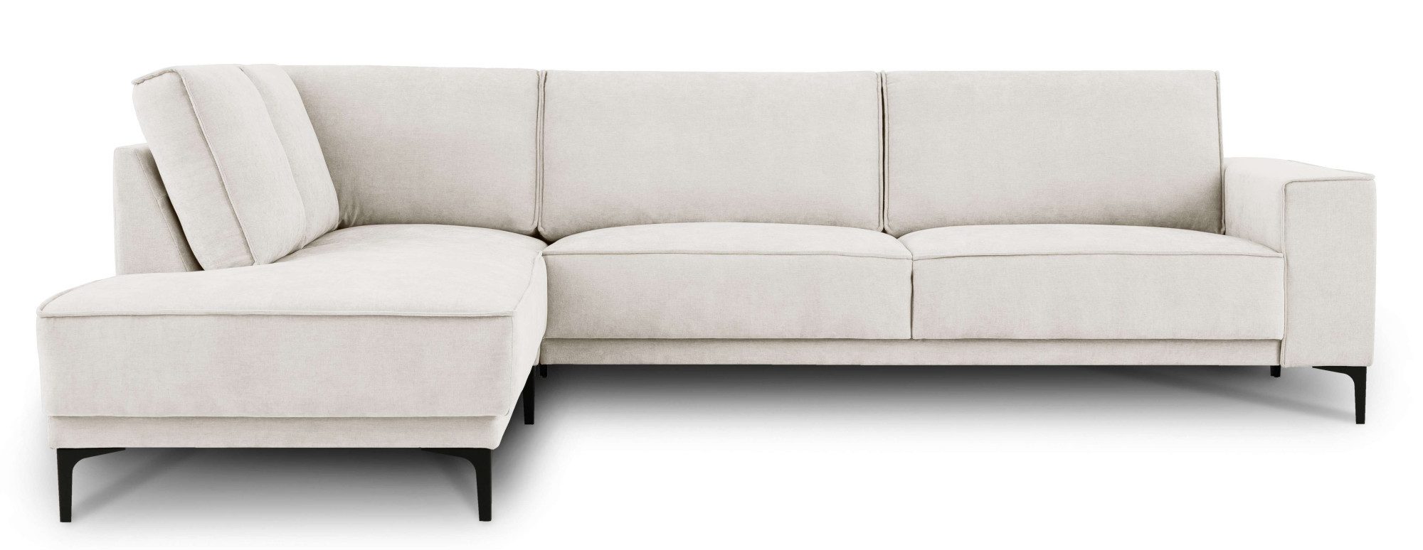 OTTO home Ecksofa OLAND L-Form, B: 289 cm, Skandi-Design, Struktur, Flachgewebe, Luxus-Microfaser, Boucle. Reduzierter Preis € 1.049,99. Unverbindliche Preisempfehlung € 1.620,00