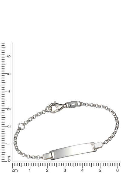 Firetti Armband Schmuck Geschenk Silber 925 Armkette ID-Platte Erbskette