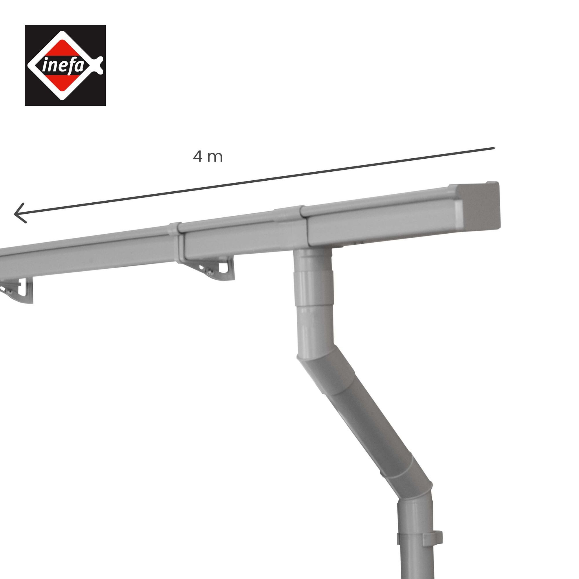 INEFA Dachrinne Dachrinnen Set Gartenhaus, NW günstig online kaufen