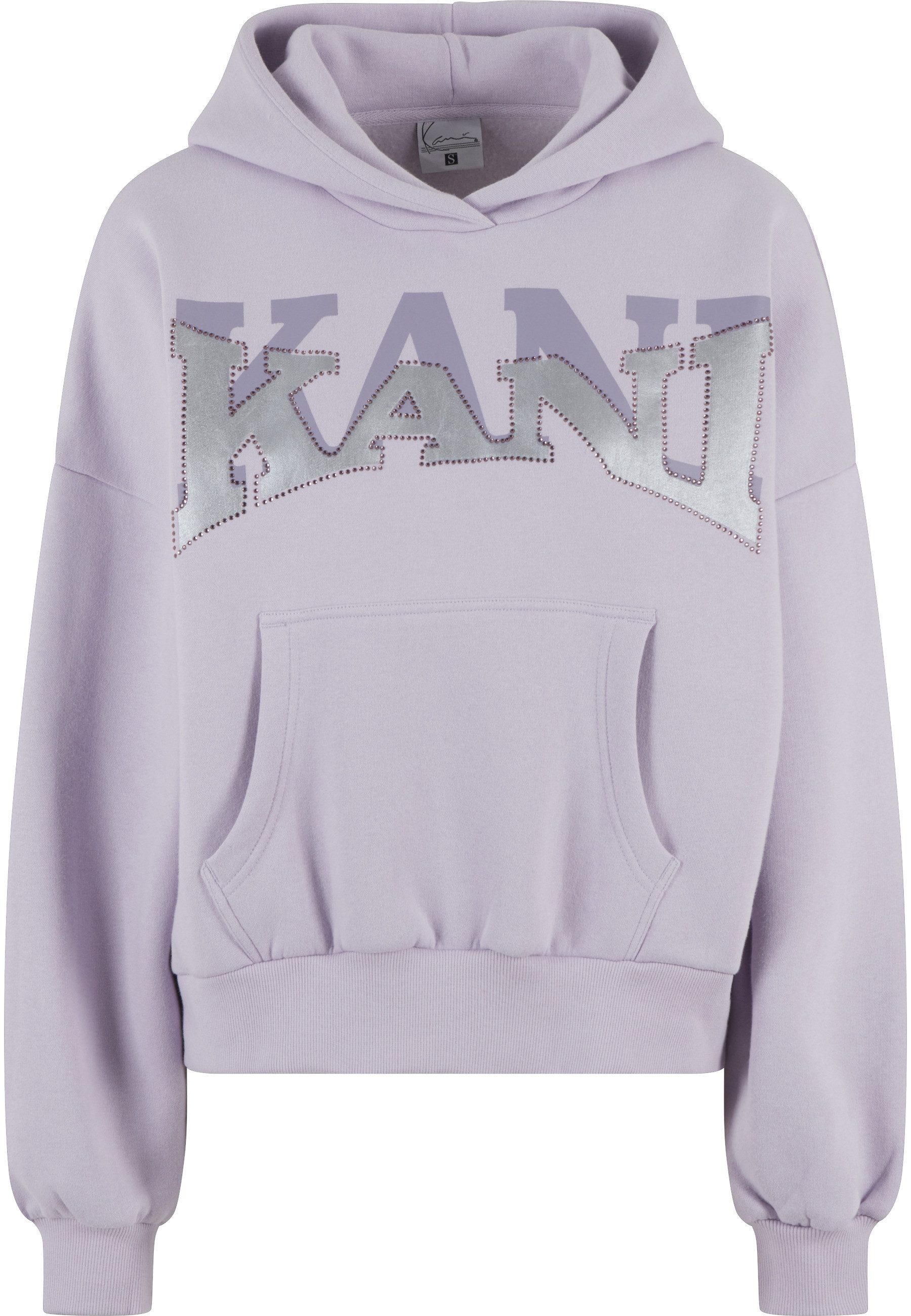 Karl Kani Kapuzensweatshirt Karl Kani KK Woven Signature Glitter Os Hoodie