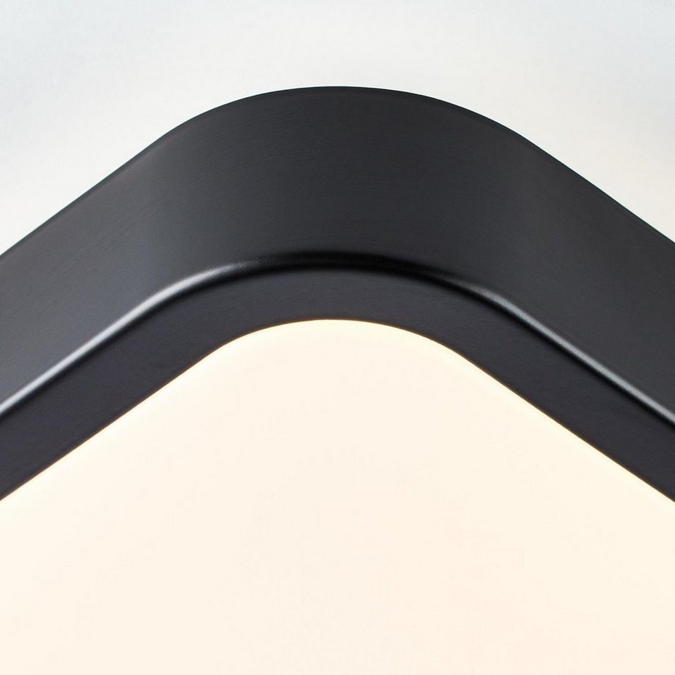 Brilliant Deckenleuchte Slimline, LED fest integriert, Farbwechsler, 5,5 cm  Höhe, 0 cm Durchm., 0, Metall/Kunststoff, schwarz