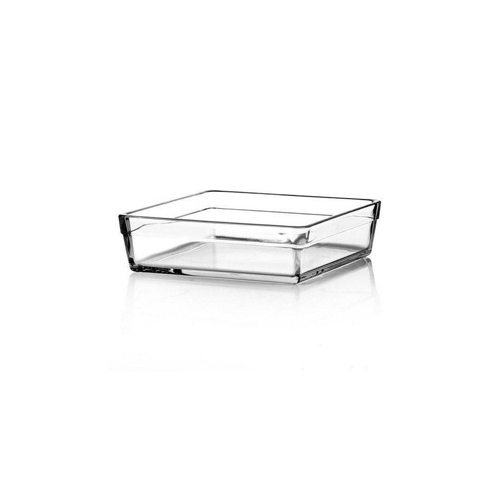 Pasabahce Auflaufform Pasabahce Borcam Auflaufform quadratisch 22,7x22,7x6,5 cm, Borosilikatglas