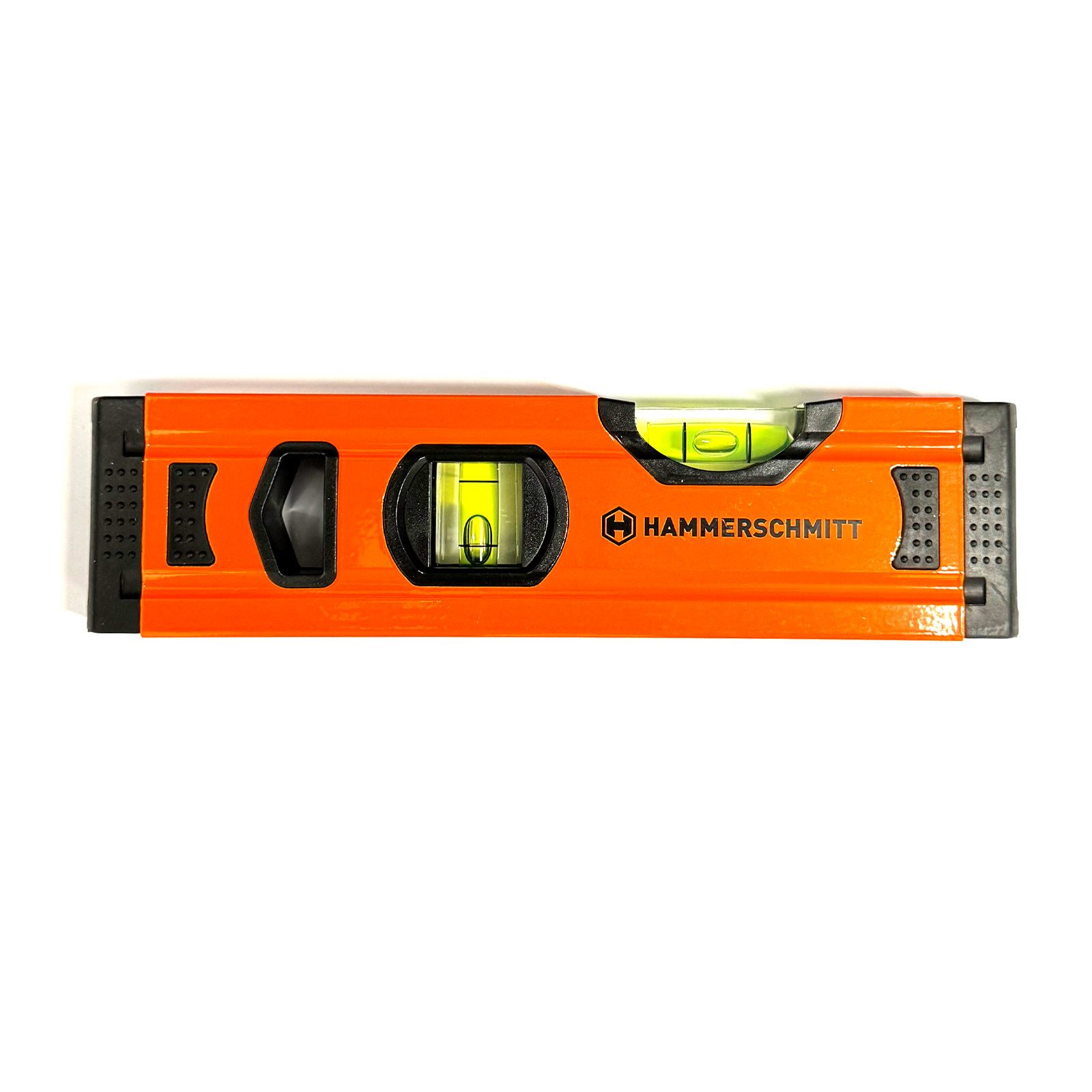 HAMMERSCHMITT Wasserwaage Mini Aluminium Richtwaage, (1 St), 20 x 5 x 2 cm Horizontal und Vertikallibelle
