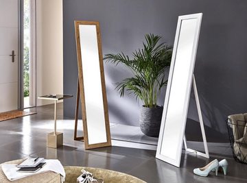 möbelando Standspiegel »Miro 6«, Standspiegel Rahmen aus Kunststoff in weiß, mit Verkaufsverpackung
