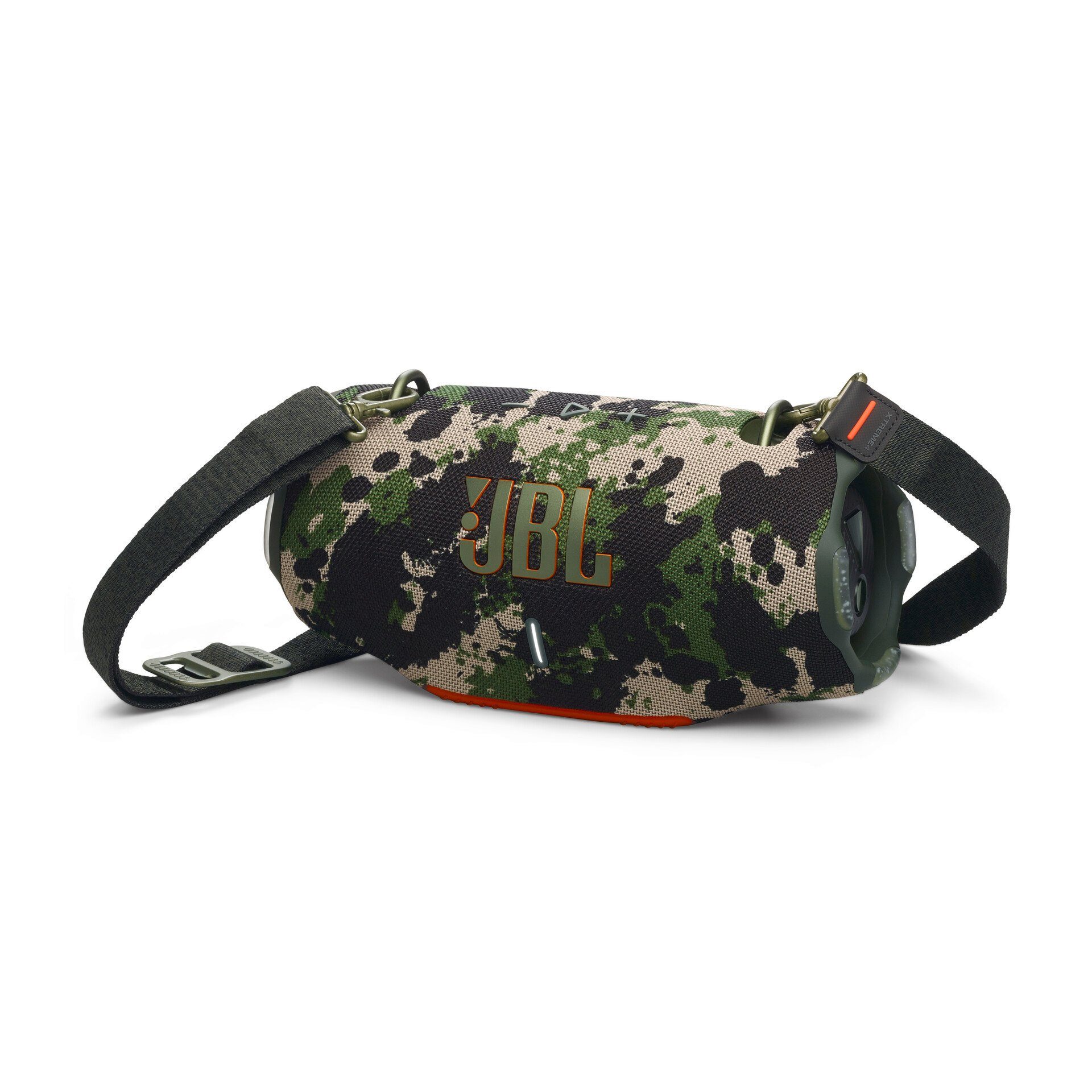 JBL XTREME 4 - tragbarer wasserdichter Lautsprecher mit Schultergurt Bluetooth-Lautsprecher (A2DP Bluetooth, AVRCP Bluetooth, 30 W, Mächtiger JBL Pro Sound, integrierte Powerbank, austauschbarer Akku)