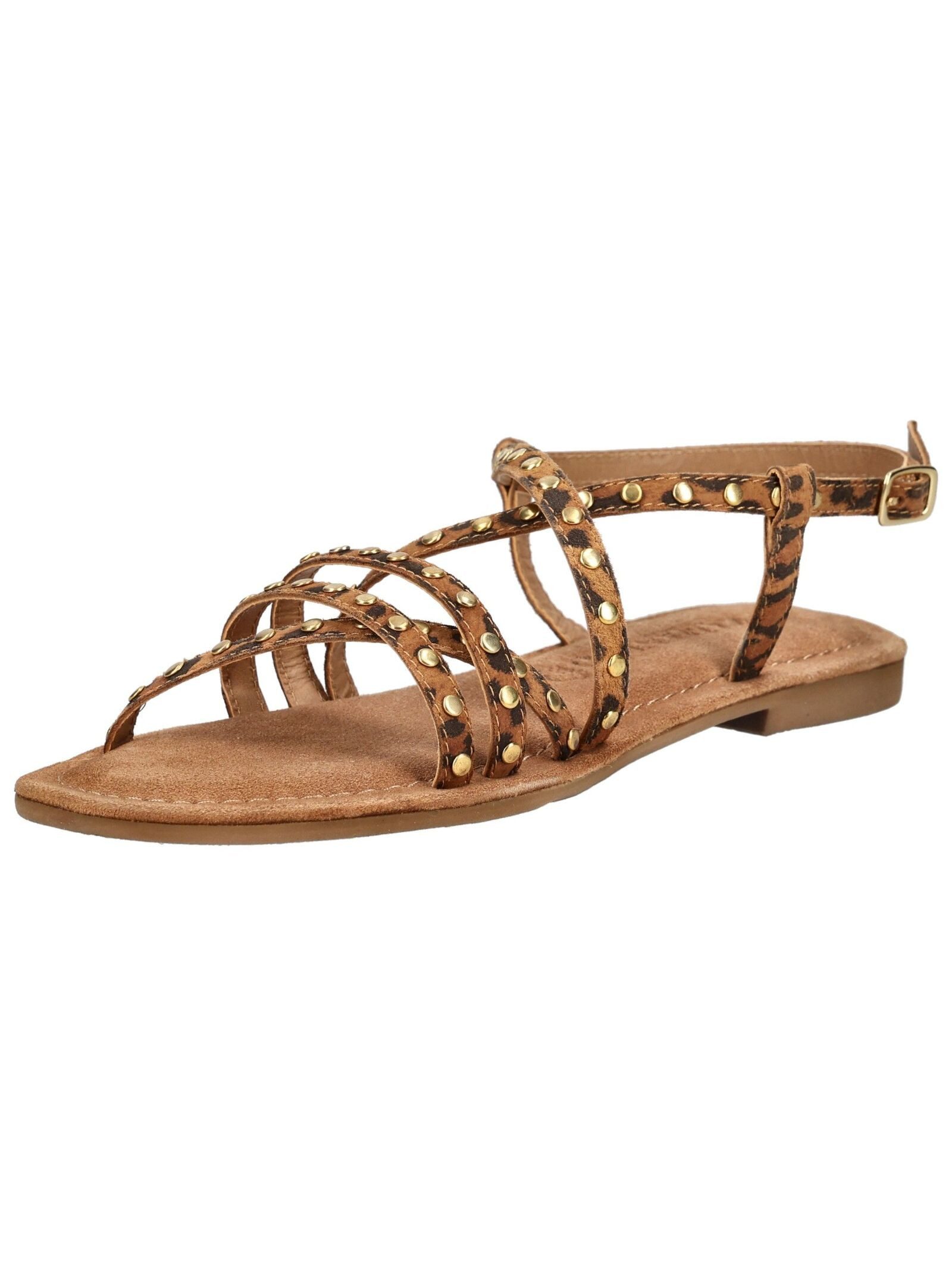 Lazamani Sandalen Leder/Textil Riemchensandale