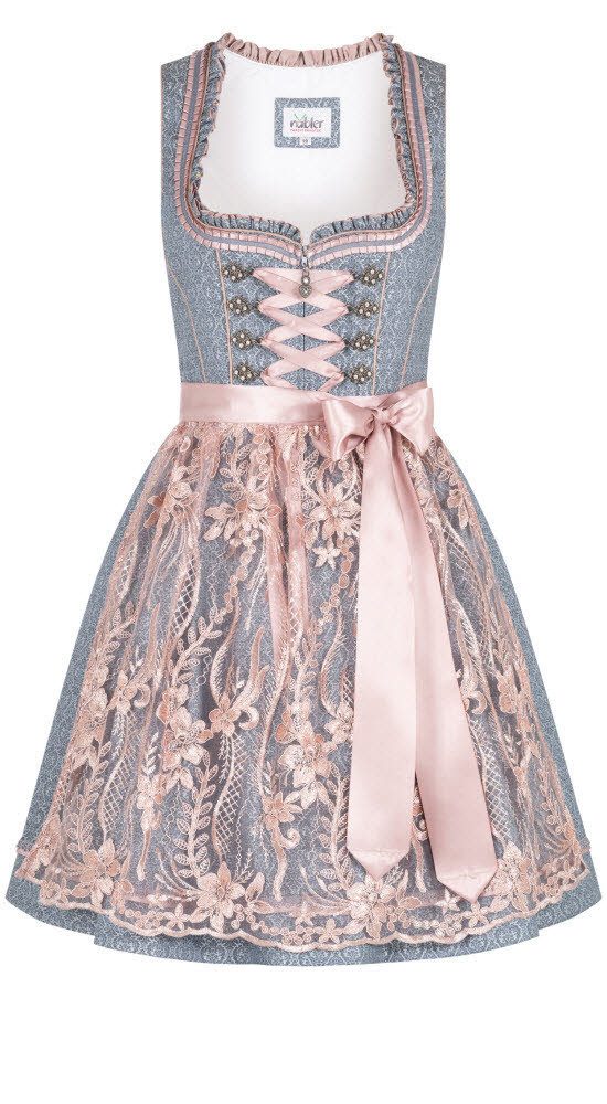 NÜBLER Dirndl Mini Dirndl Eileen in Blau von Nübler mehr