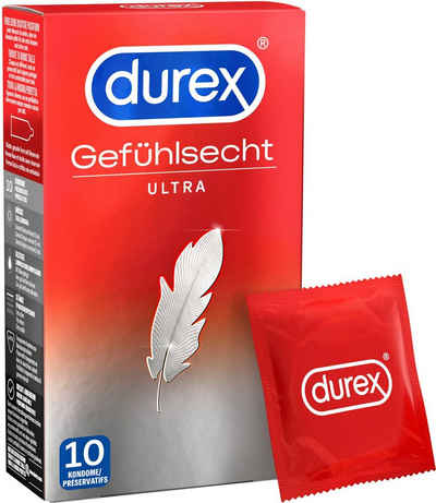Extra dünne Kondome und aus Naturkautschuklatex, nominale Breite 52 mm. 