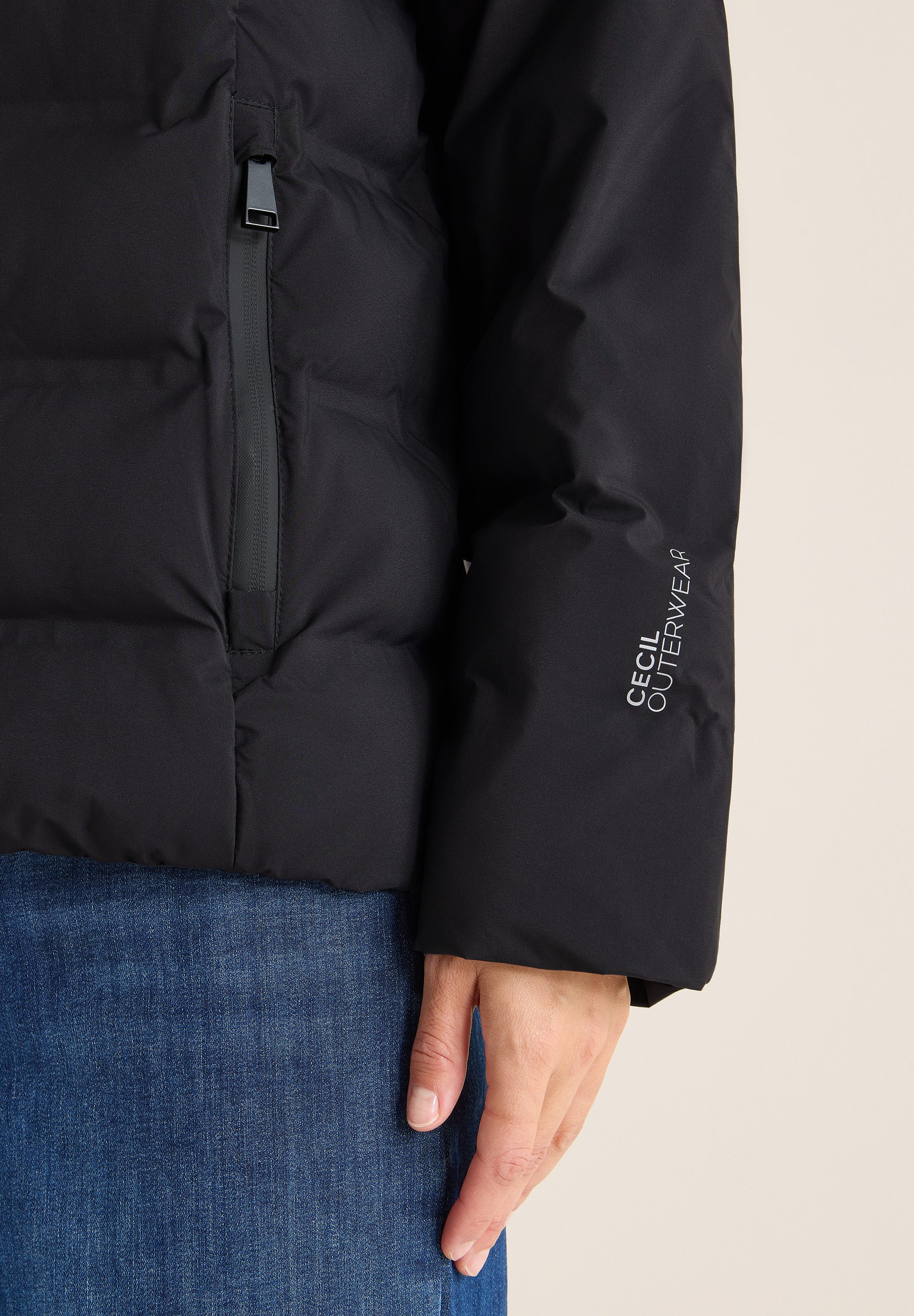 CECIL Steppjacke mit Kapuze