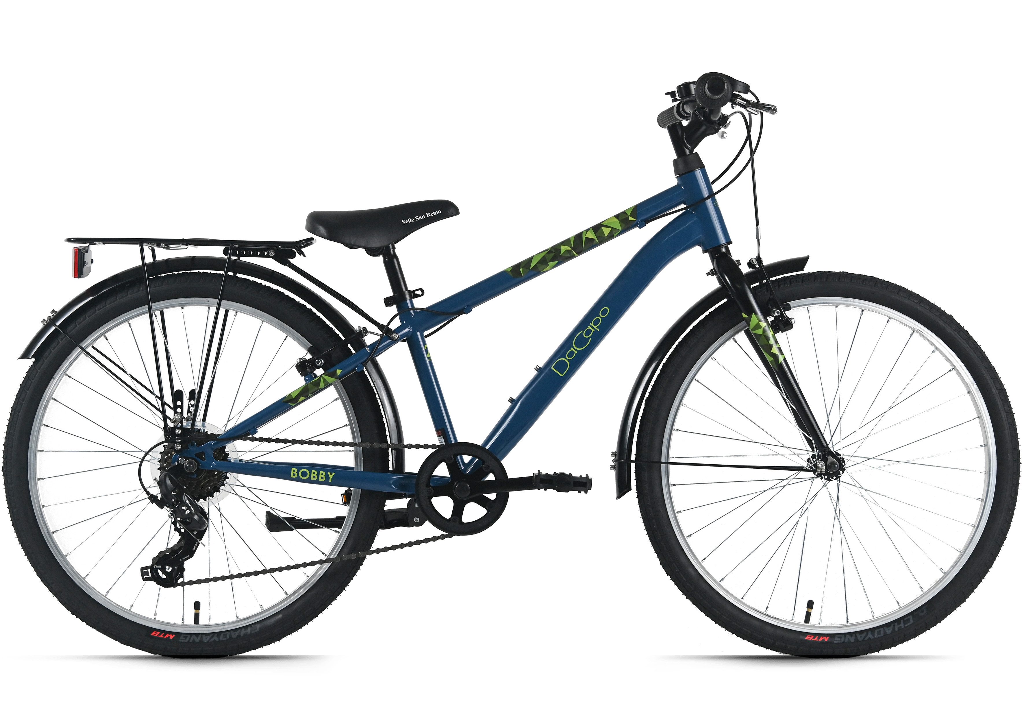 Dacapo Kinderfahrrad DaCapo Kinderfahrrad 24" Bobby 7 Gänge - Ab 8 Jahre, 7 Gang, Kettenschaltung
