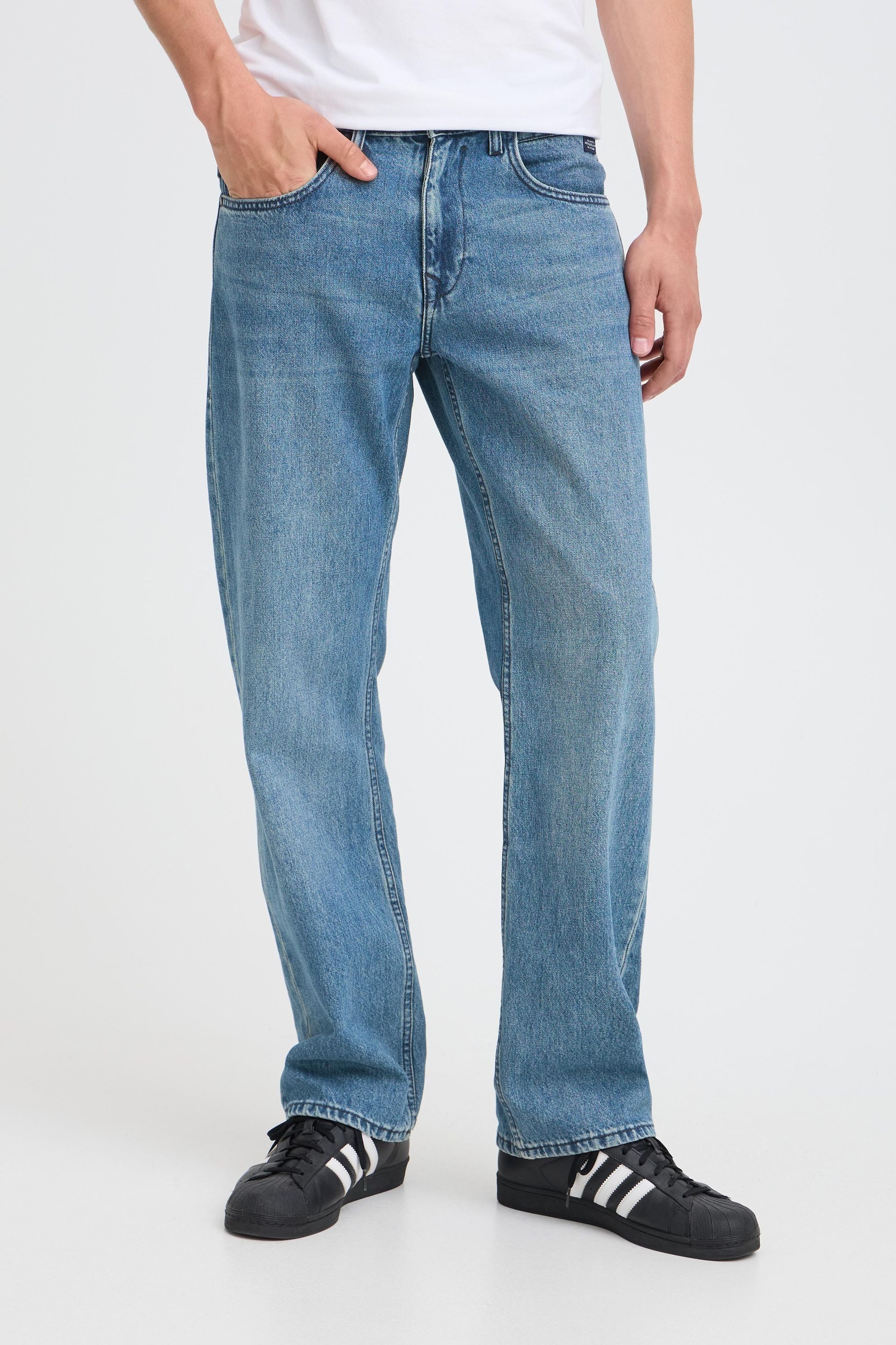 Blend Bequeme Jeans BHFlake Jeanshose mit weitem Schnitt und geradem Bein - Flake Fit