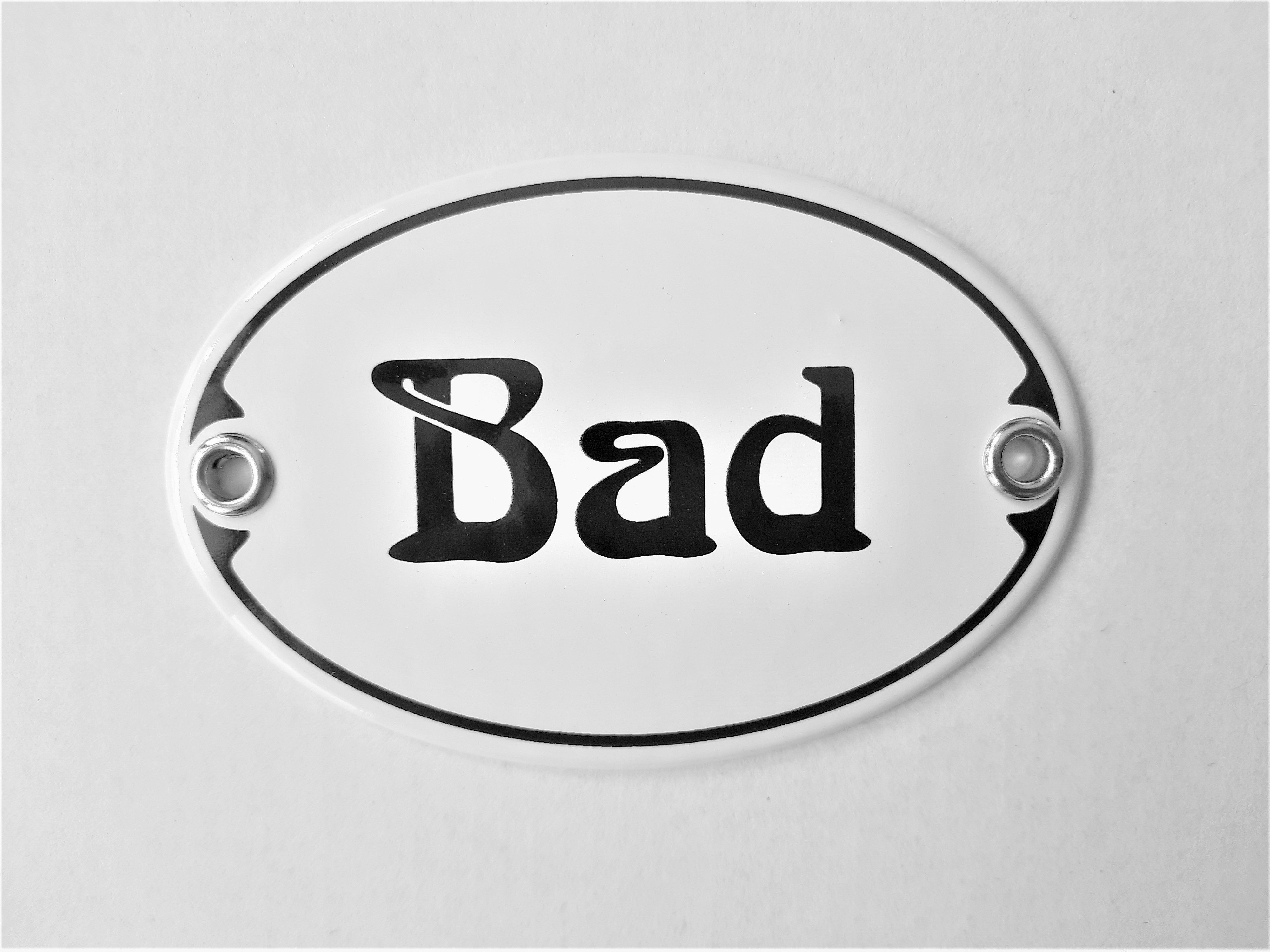 Elina Email Schilder Hinweisschild Bad