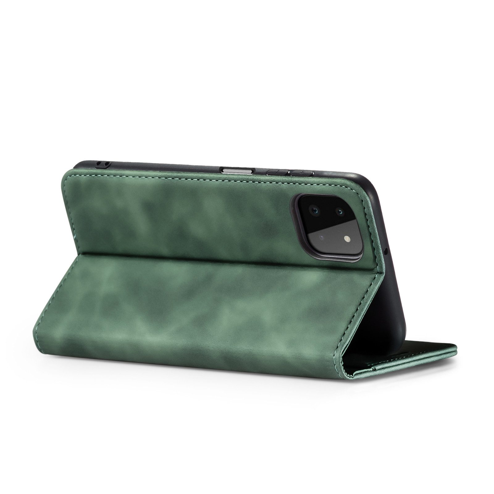 Tec-Expert Handyhülle Tasche Hülle für Samsung Galaxy A22 5G 6.6 Zoll, 6.6, Cover Klapphülle Case mit Kartenfach Fliphülle aufstellbar