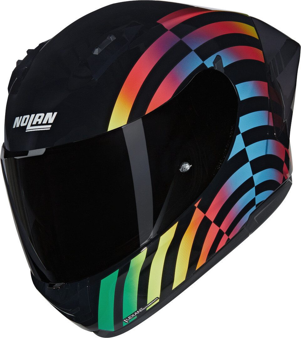 NOLAN Motorradhelm N60-6 Sport Policromo Helm, integriertes Sonnenvisier