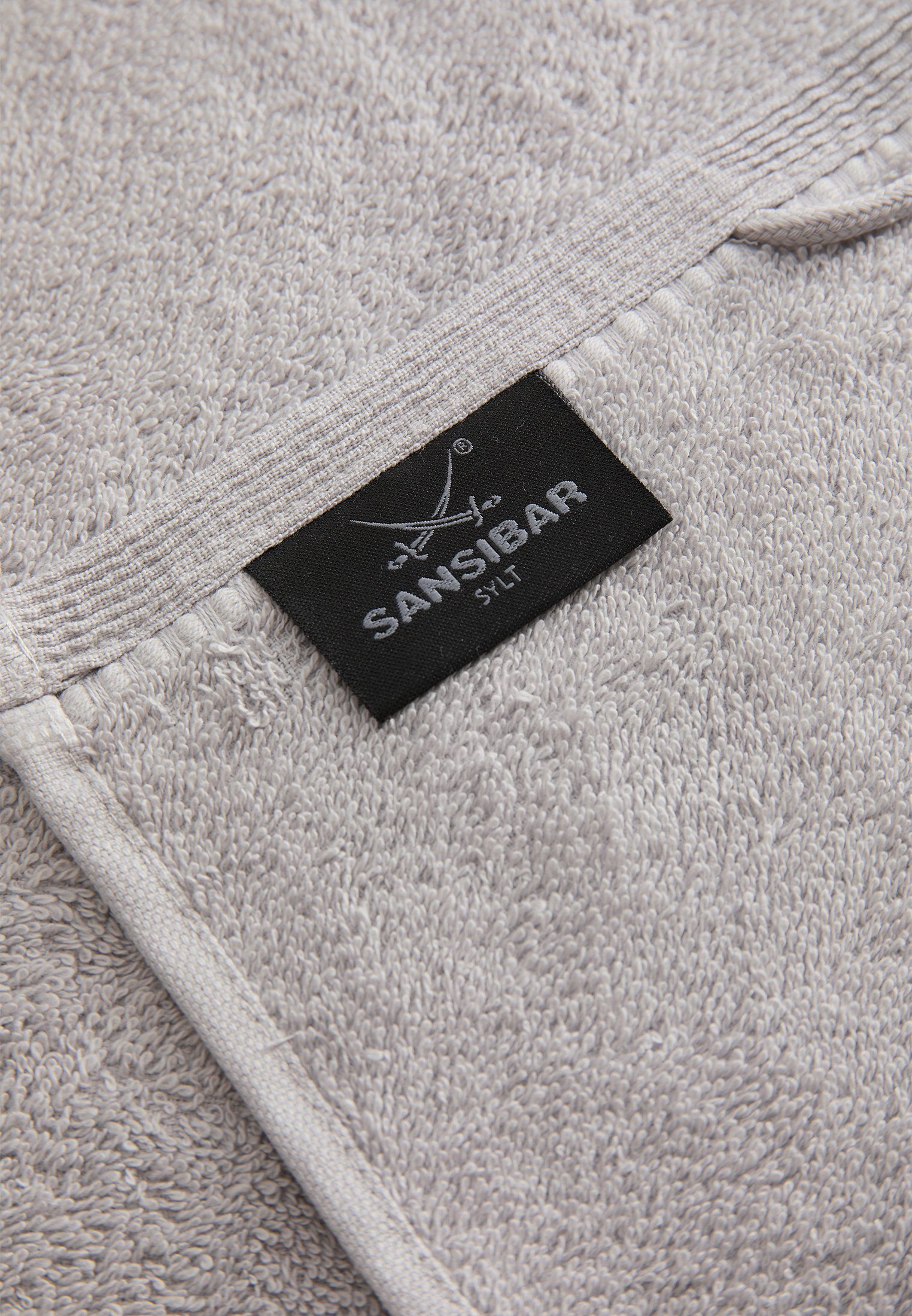 Sansibar Sylt Gästehandtücher Sansibar Sylt Handtuch Gästetuch Frottier-Serie Classic (Set, 4-tlg), mit hochwertiger Sansibar Säbel-Stickerei