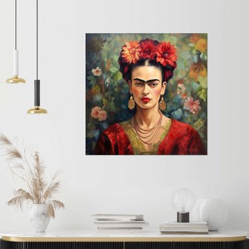 Posterlounge Wandfolie Mark Ashkenazi, Frida Kahlo Vintage, Modern Illustration