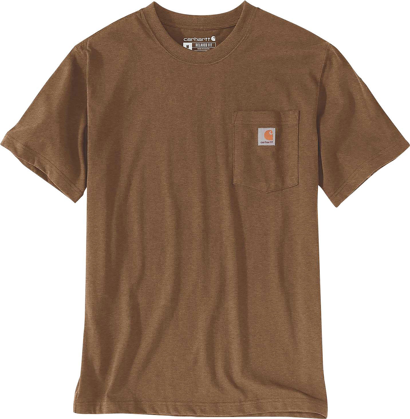 Carhartt T-Shirt (2-tlg., 2er Set) hellbraun und schwarz