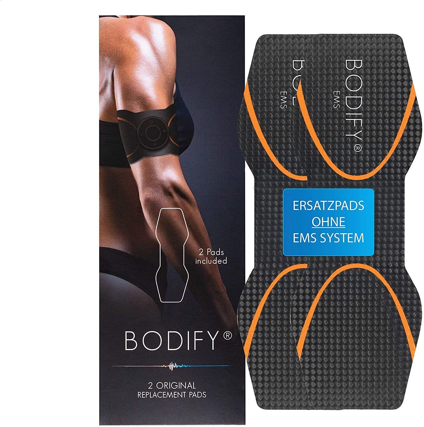 BODIFY EMS-Arm-Trainer - Original Ersatz-Pads 2er-Set (Ohne Controller) für Arm & Beintrainer, (2-tlg)