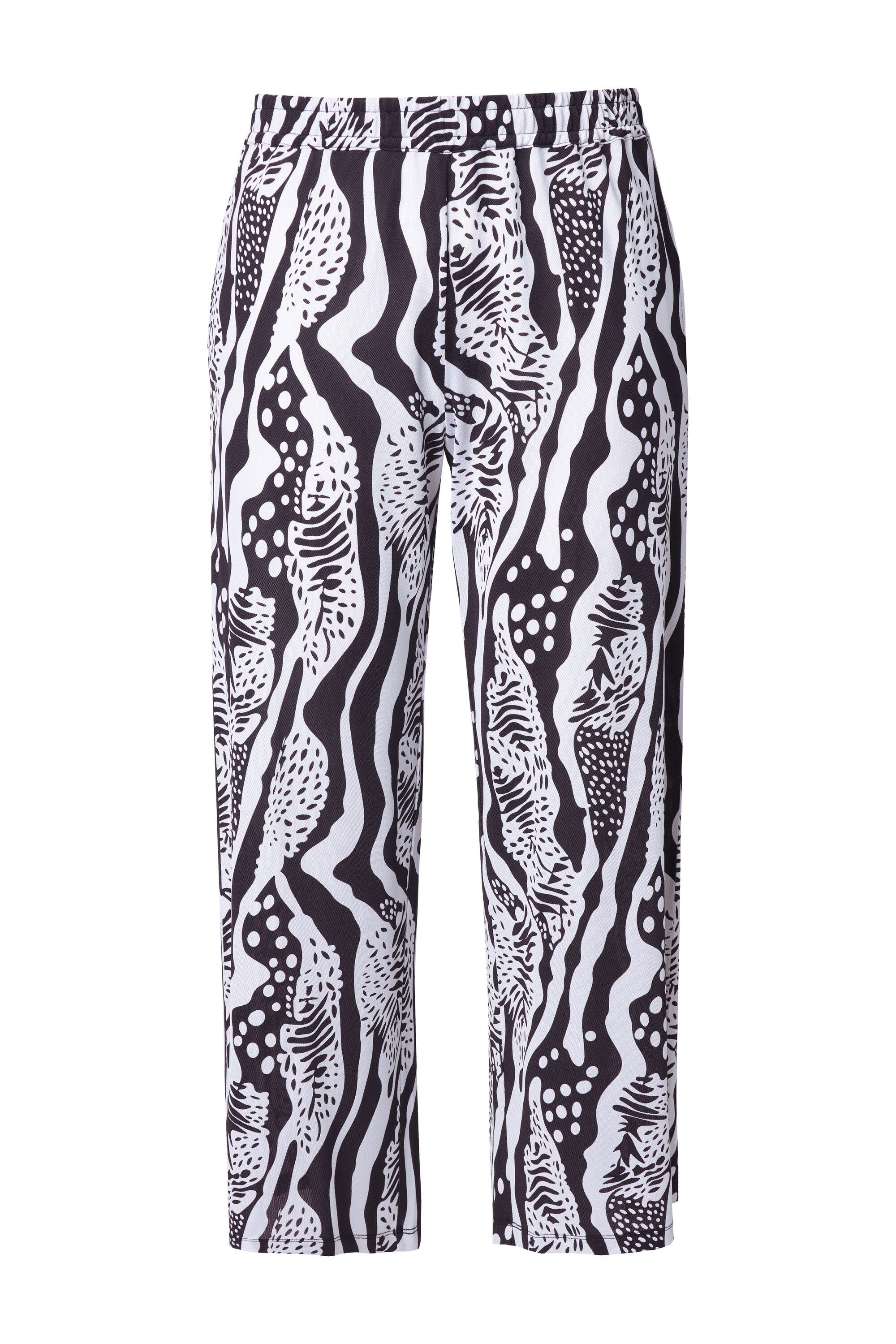 Ulla Popken Schlupfhose Slinkyhose weites gerades Bein Elastikbund günstig online kaufen