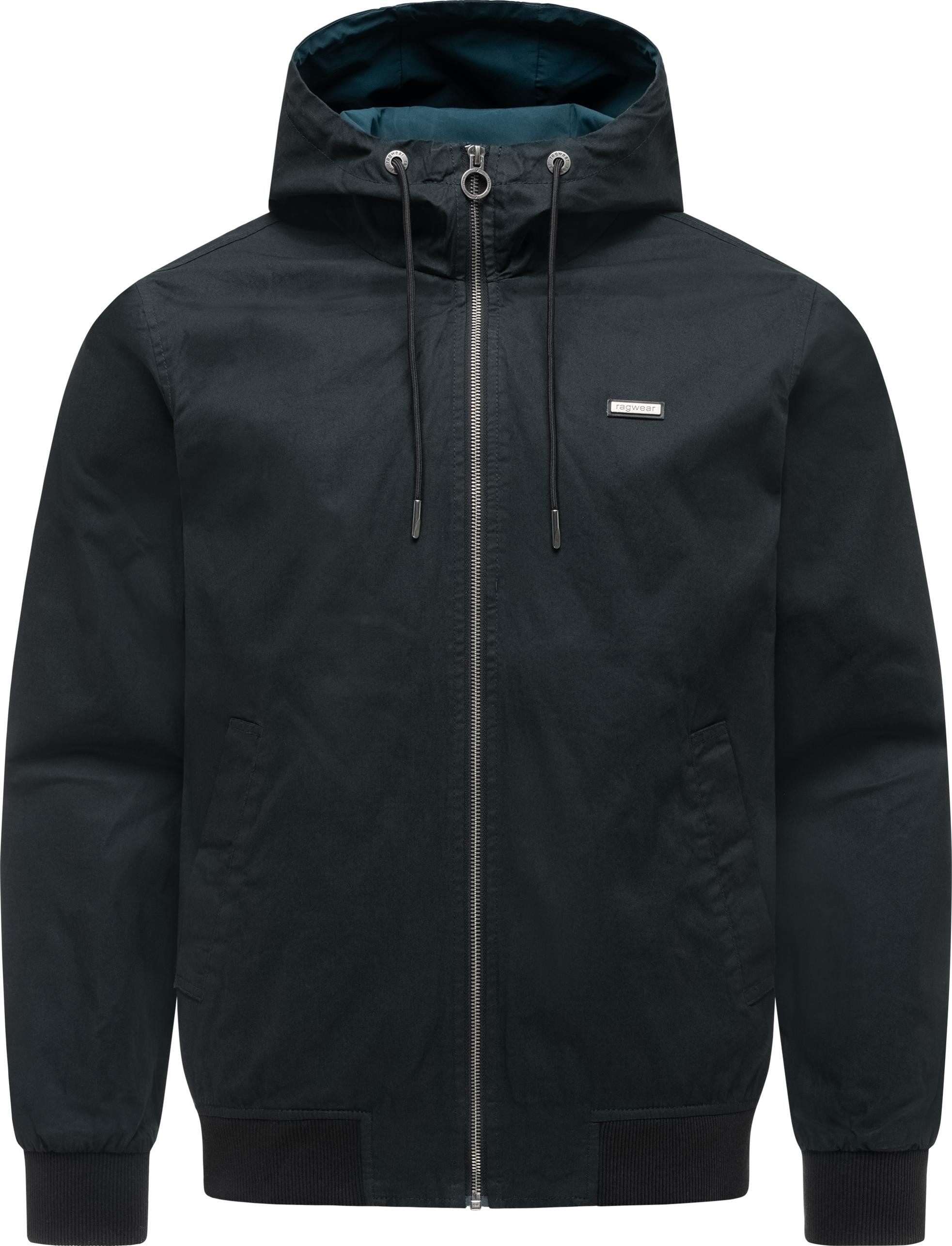 Ragwear Outdoorjacke Stewie Vintage stylische Herren Übergangsjacke mit großer Kapuze