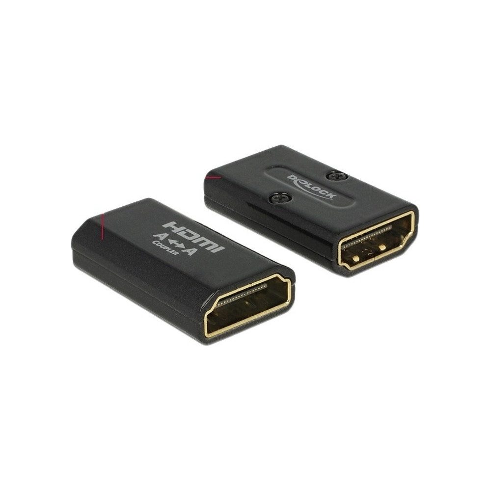 DeLOCK HDMI-A Buchse 4K Adapter - Geschlechtswandler Elektro-Kabel