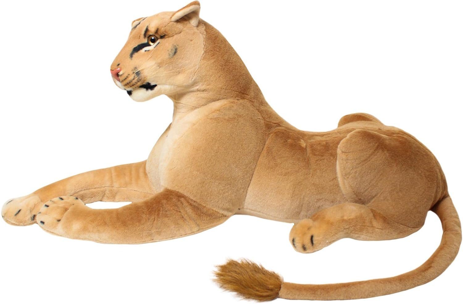 BRUBAKER Kuscheltier Löwin Plüschtier 110 cm günstig online kaufen