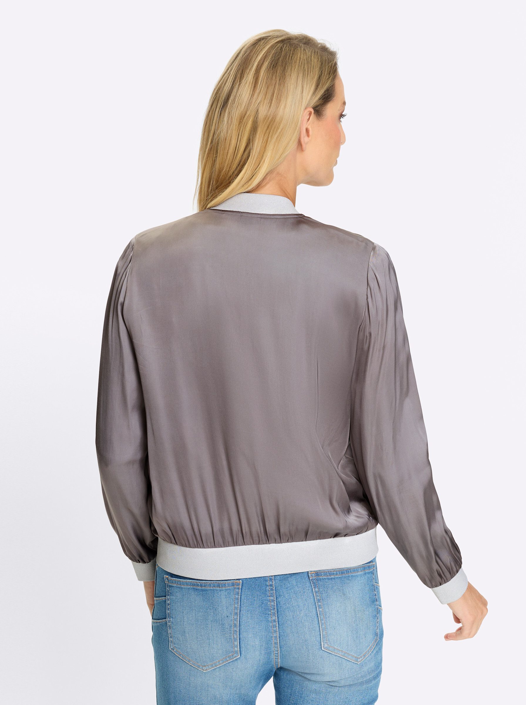 heine Blusenblazer Blusen-Blouson Langarm günstig online kaufen