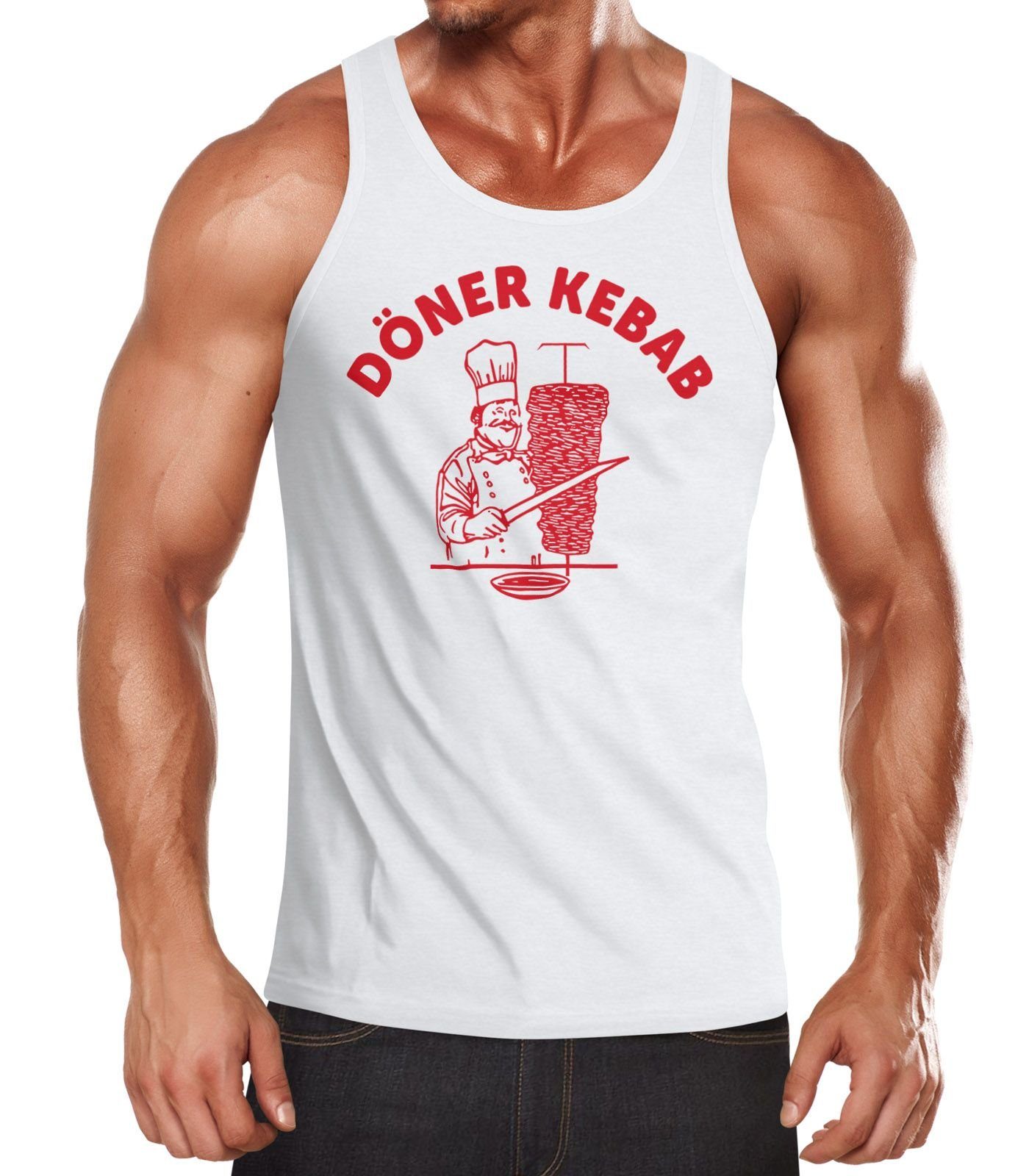 MoonWorks Tanktop Herren Tanktop Döner Kebab günstig online kaufen