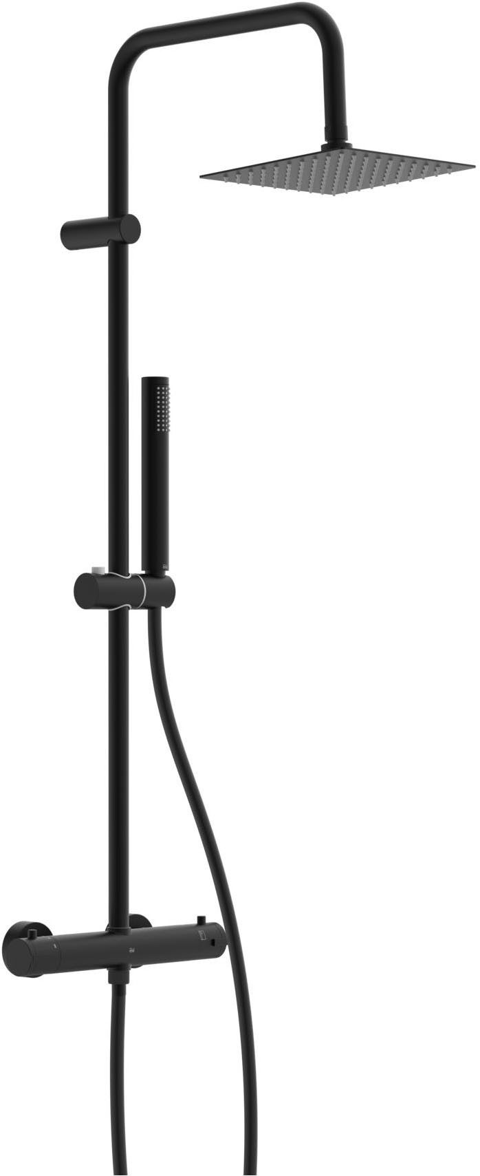 welltime Brausegarnitur Porto, Duschsystem inkl. Thermostat günstig online kaufen