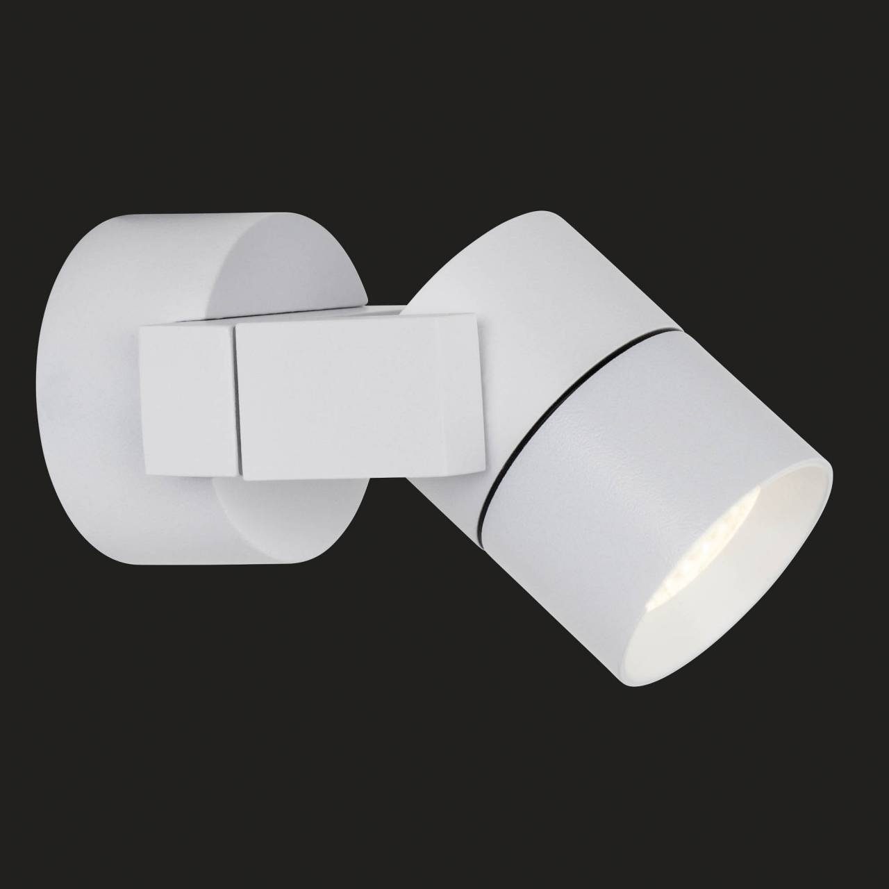 AEG LED Wandstrahler weiß wechselbar, x x Kristos, cm, 7 Alu-Druckguss/Glas, lm, 310 10 LED Warmweiß, schwenkbar, 9 warmweiß