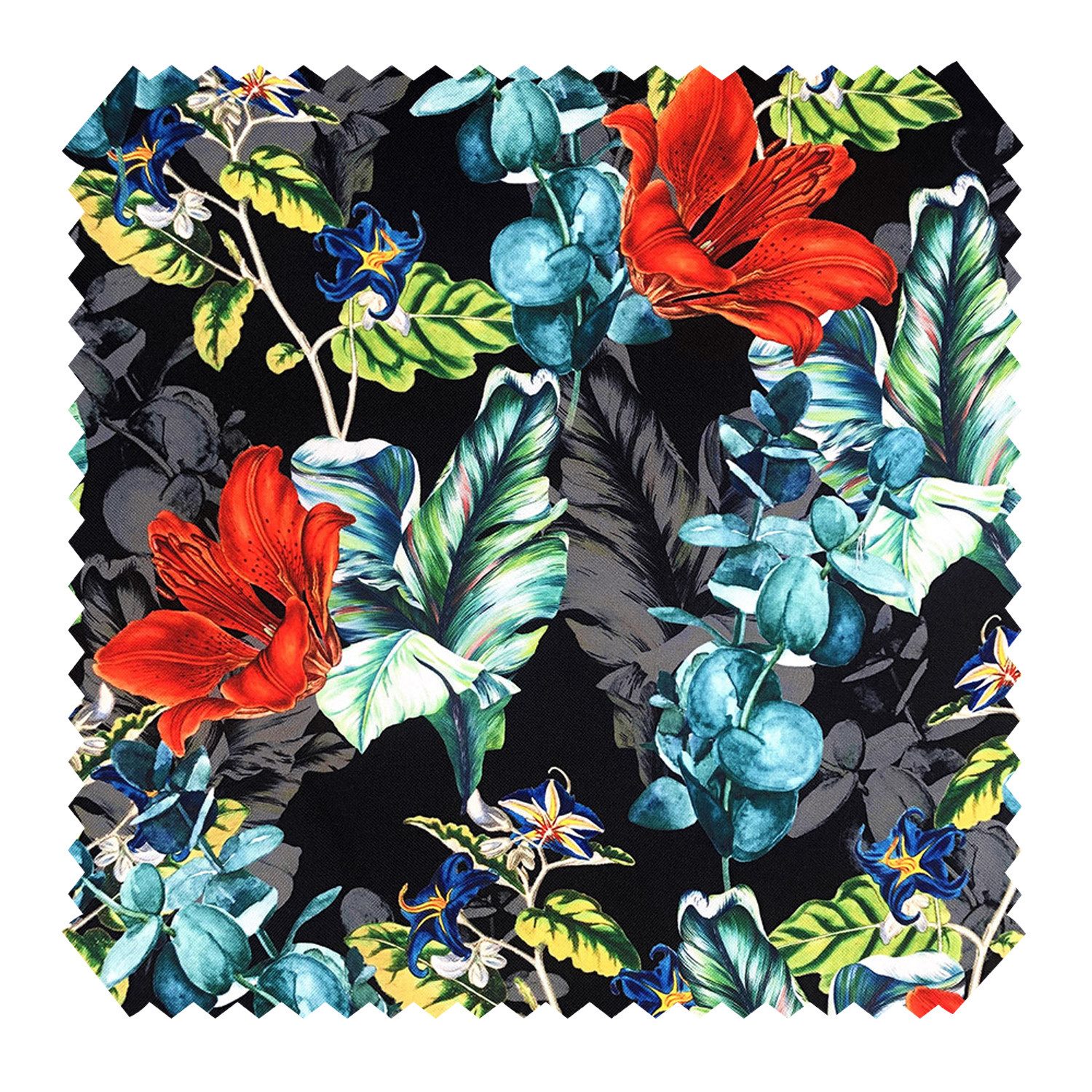 novely® Stoff OXFORD 210D D204 Blumentraum Printstoff Outdoor, Wasserabweisend, Outdoor, Meterware, 1lfm