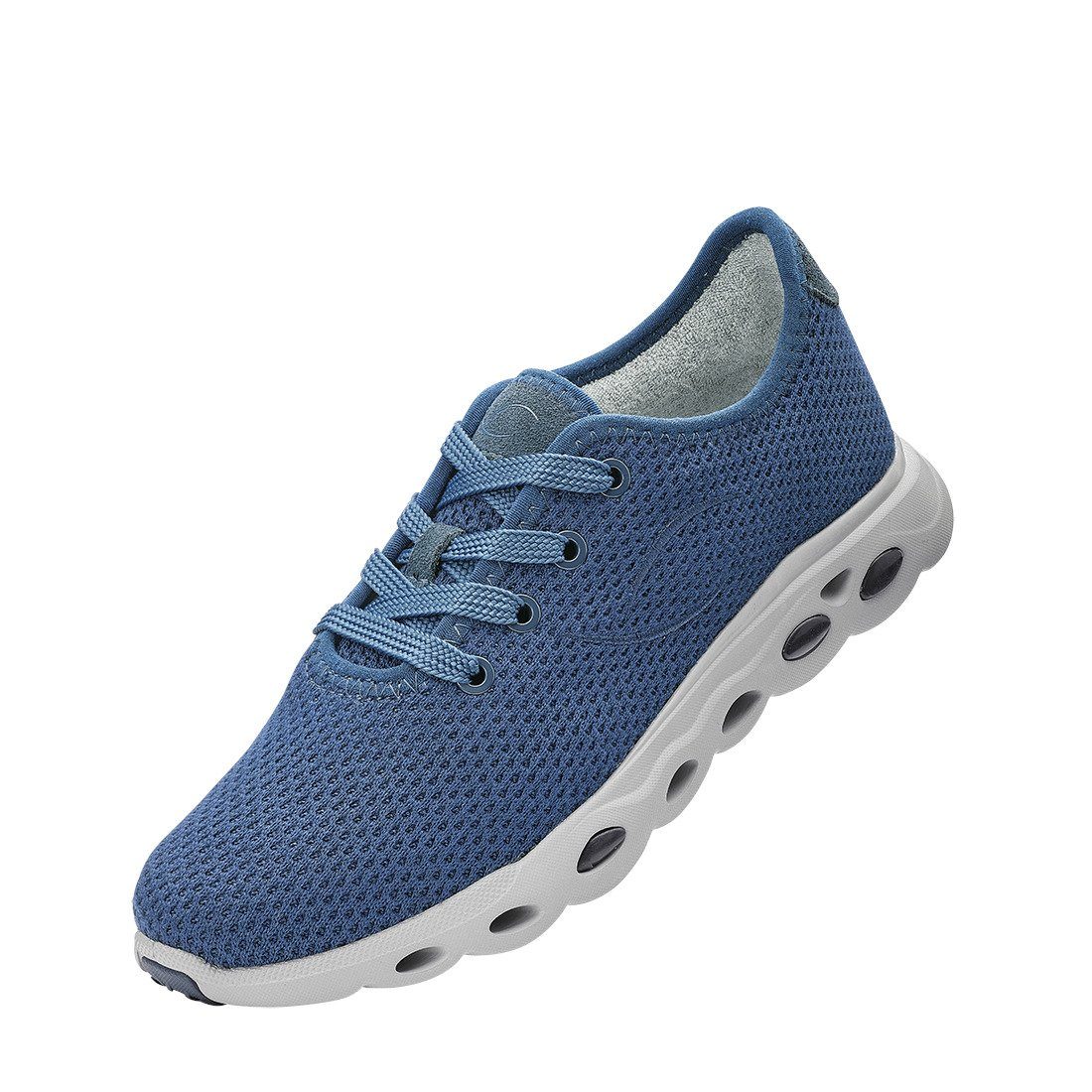 043612 Damen Sneaker Schuhe, blau Ara Racer Ara Materialmix - Sneaker