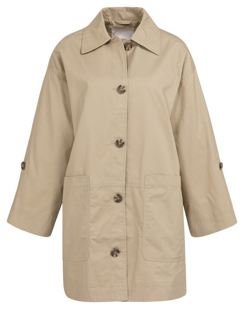 YAYA Outdoorjacke Oversize-Baumwolljacke günstig online kaufen